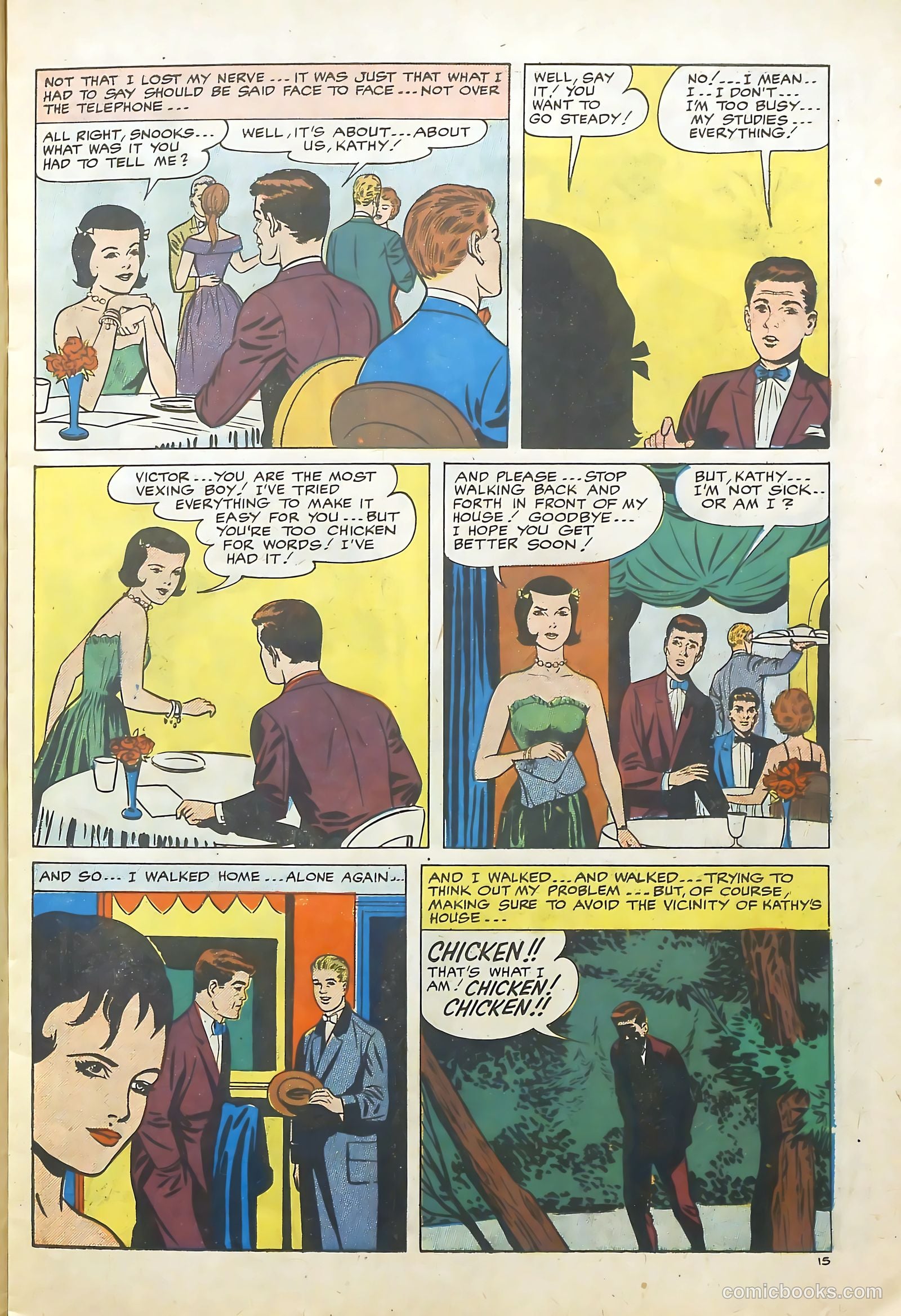 Going Steady #5 (1960) — page 15 of 32