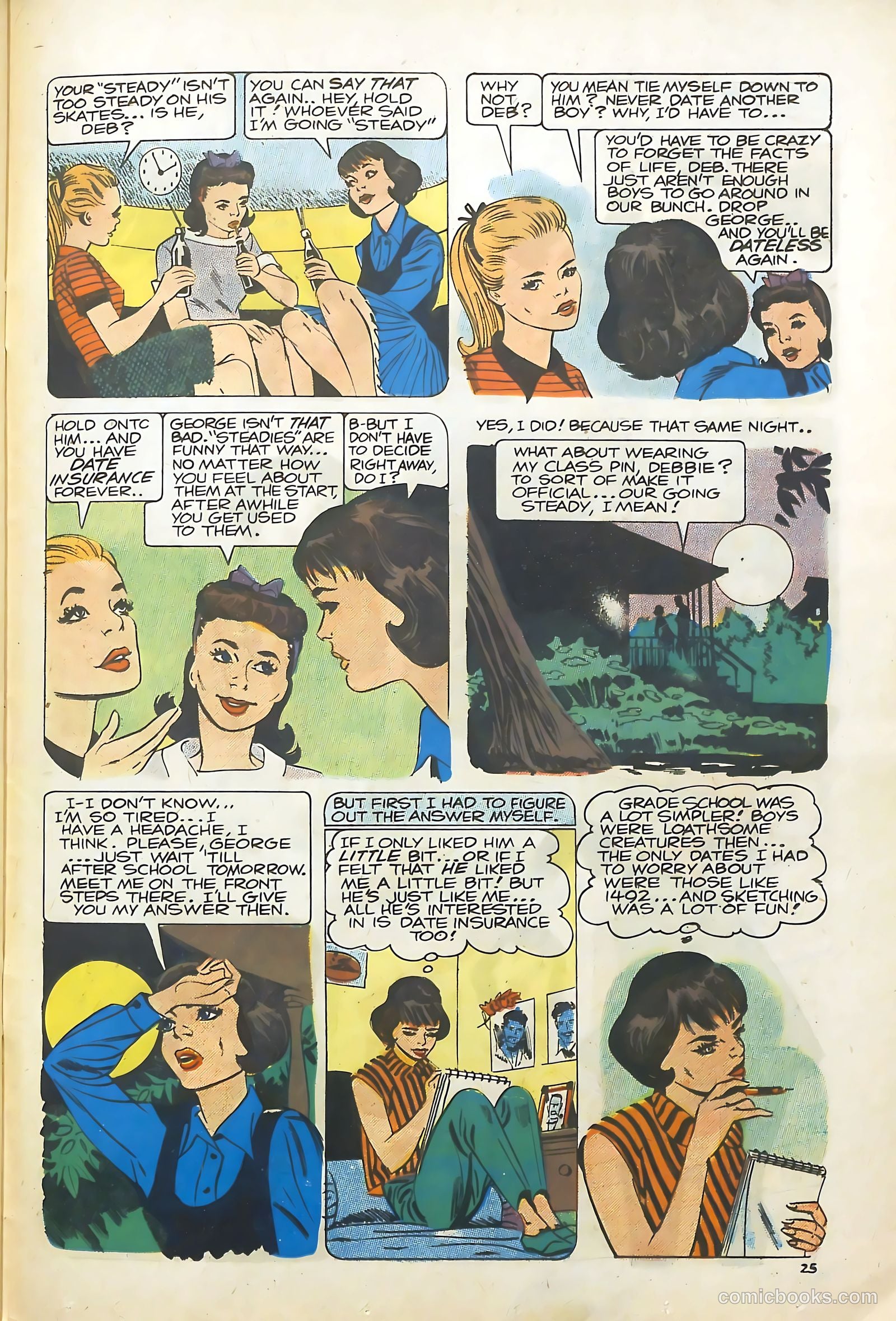 Going Steady #5 (1960) — page 24 of 32