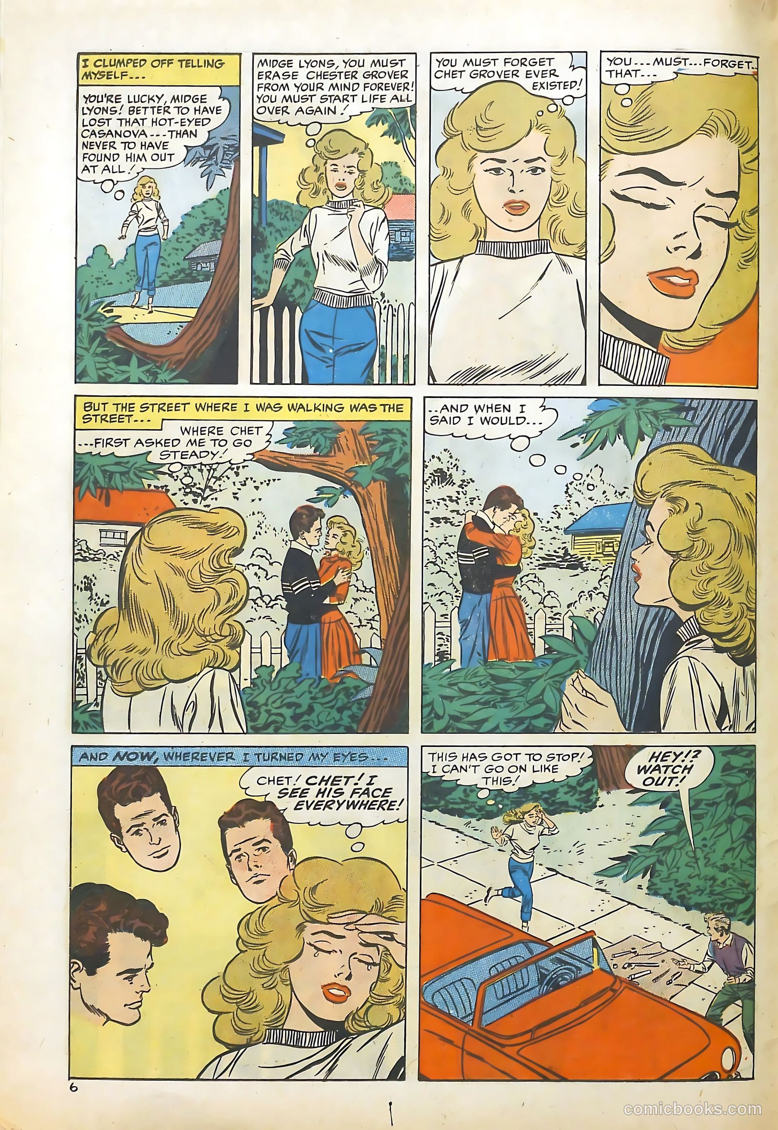 Going Steady #6 (1960) — page 6 of 33
