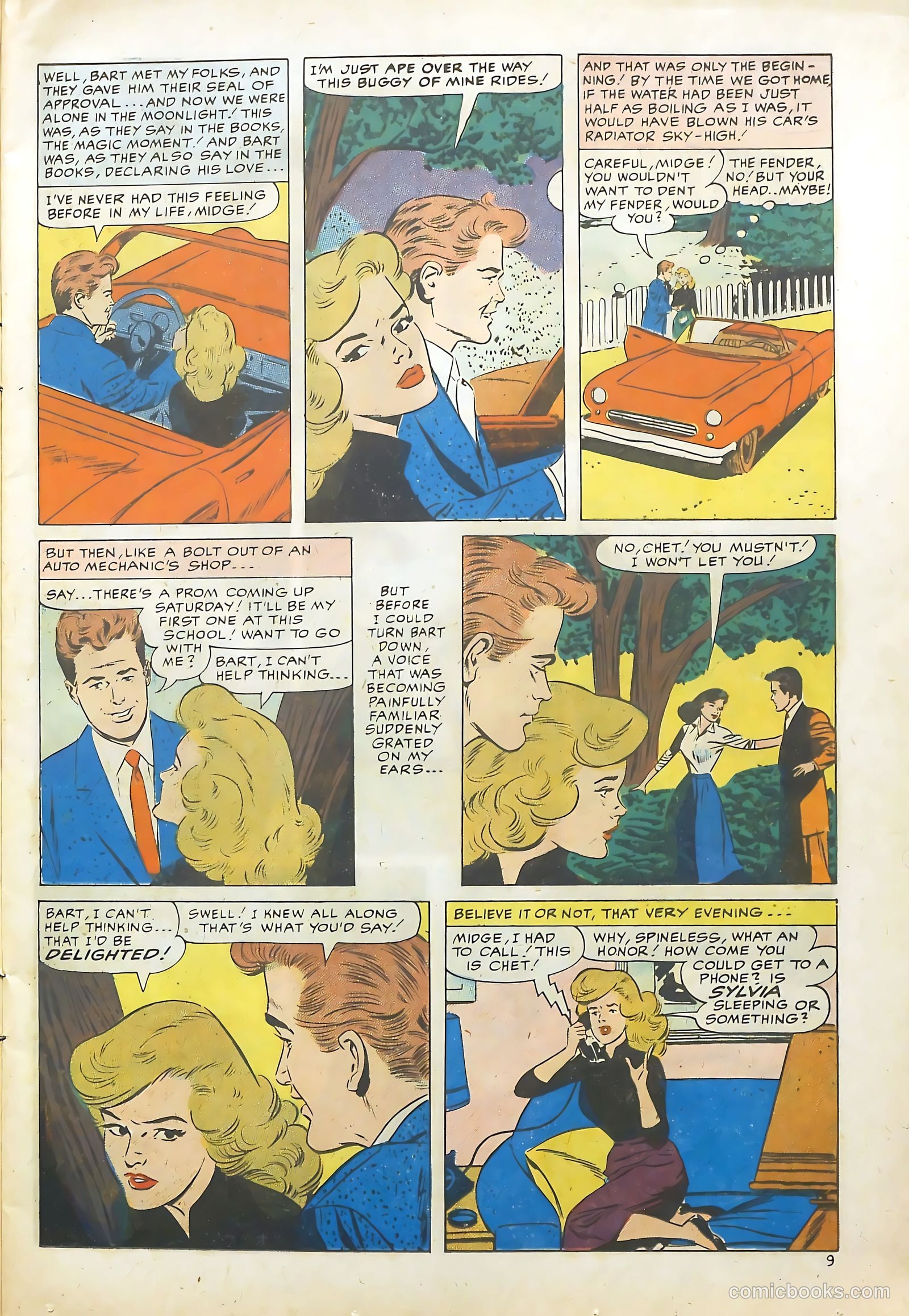 Going Steady #6 (1960) — page 9 of 33