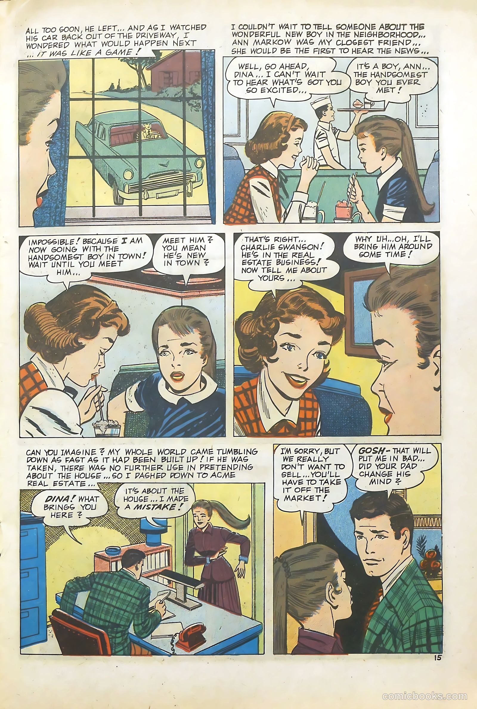 Going Steady #6 (1960) — page 15 of 33