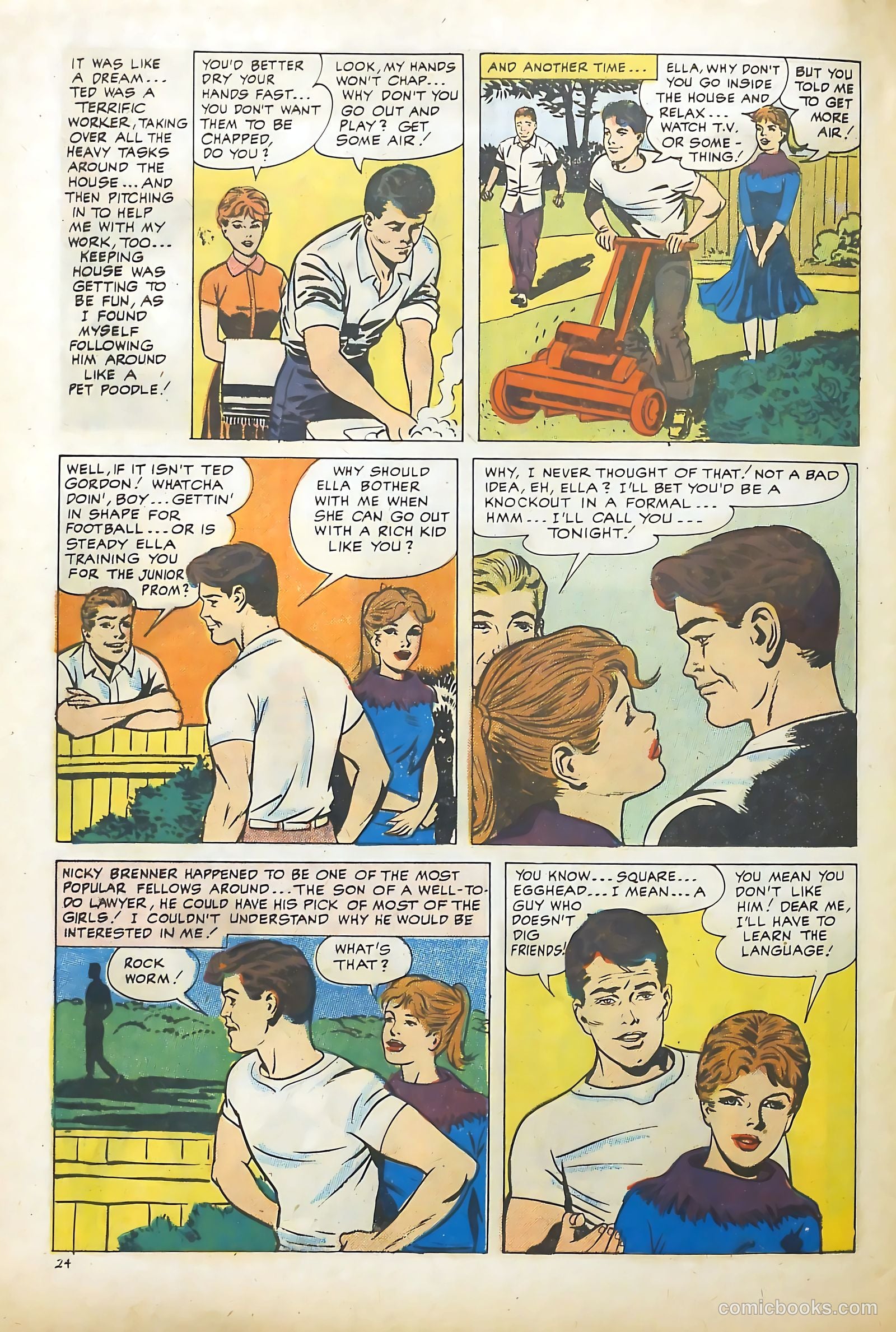 Going Steady #6 (1960) — page 22 of 33