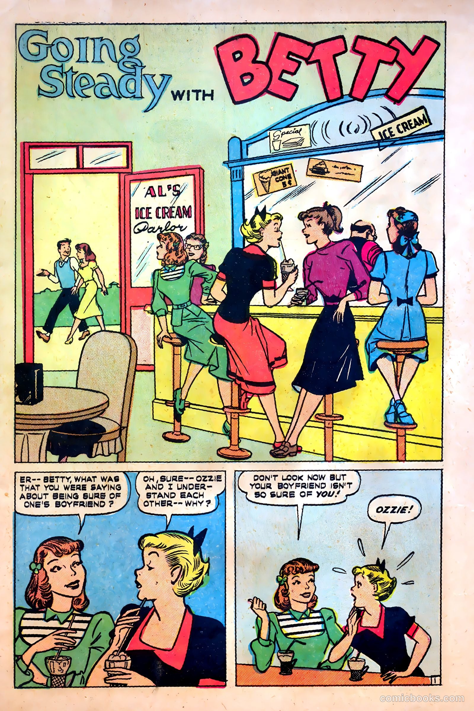 Going Steady with Betty #1 (1949) — page 3 of 36