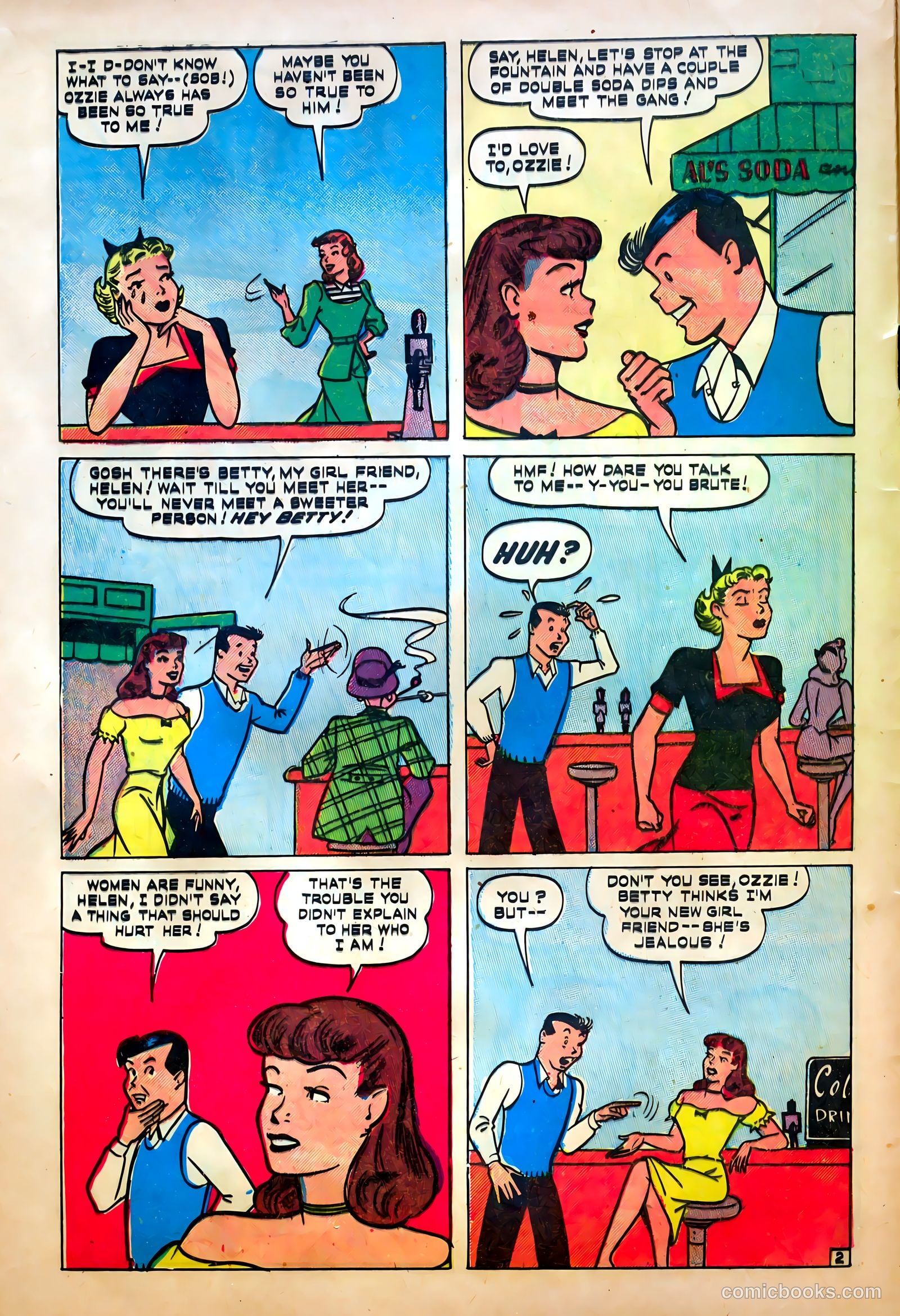 Going Steady with Betty #1 (1949) — page 4 of 36