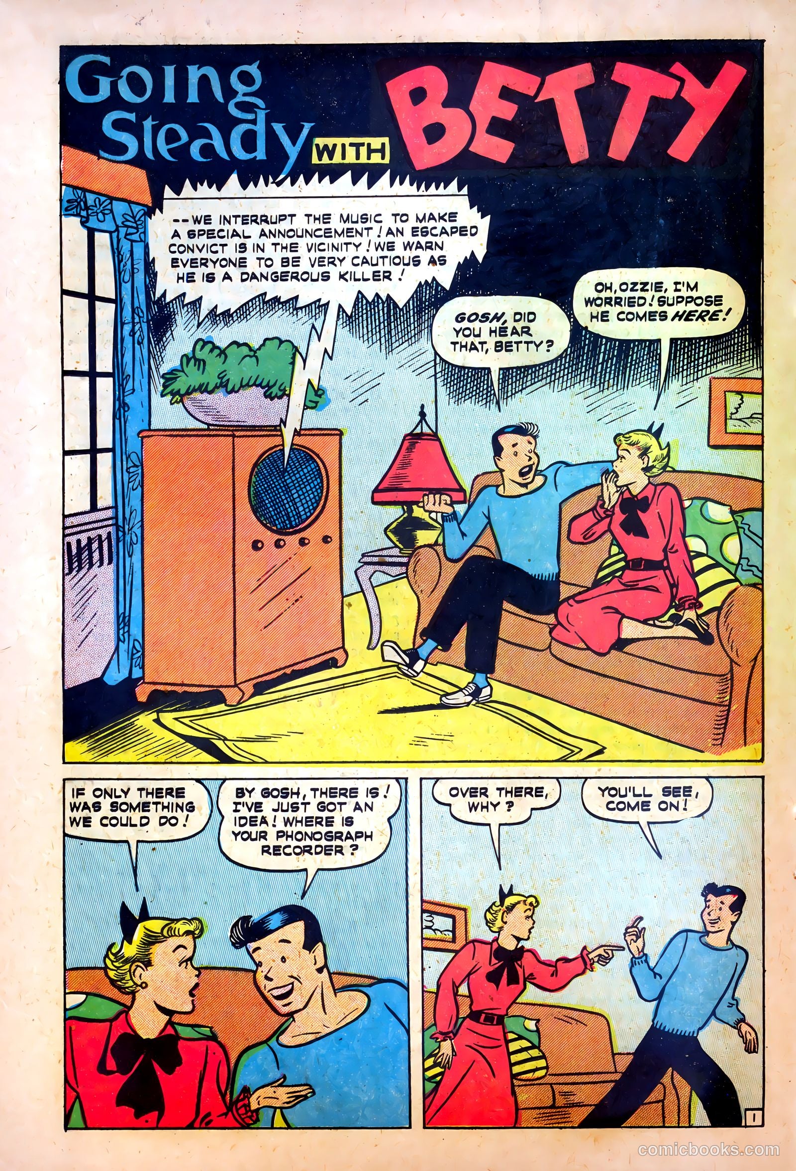 Going Steady with Betty #1 (1949) — page 18 of 36