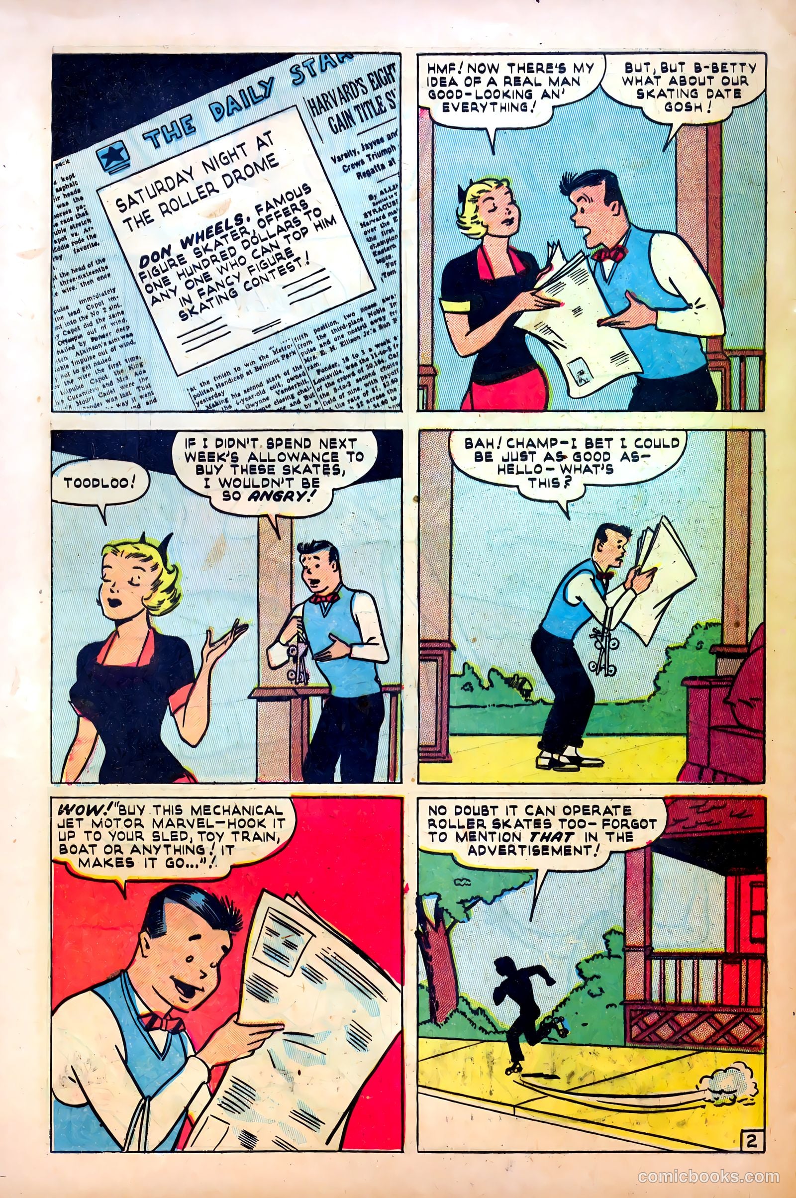 Going Steady with Betty #1 (1949) — page 28 of 36