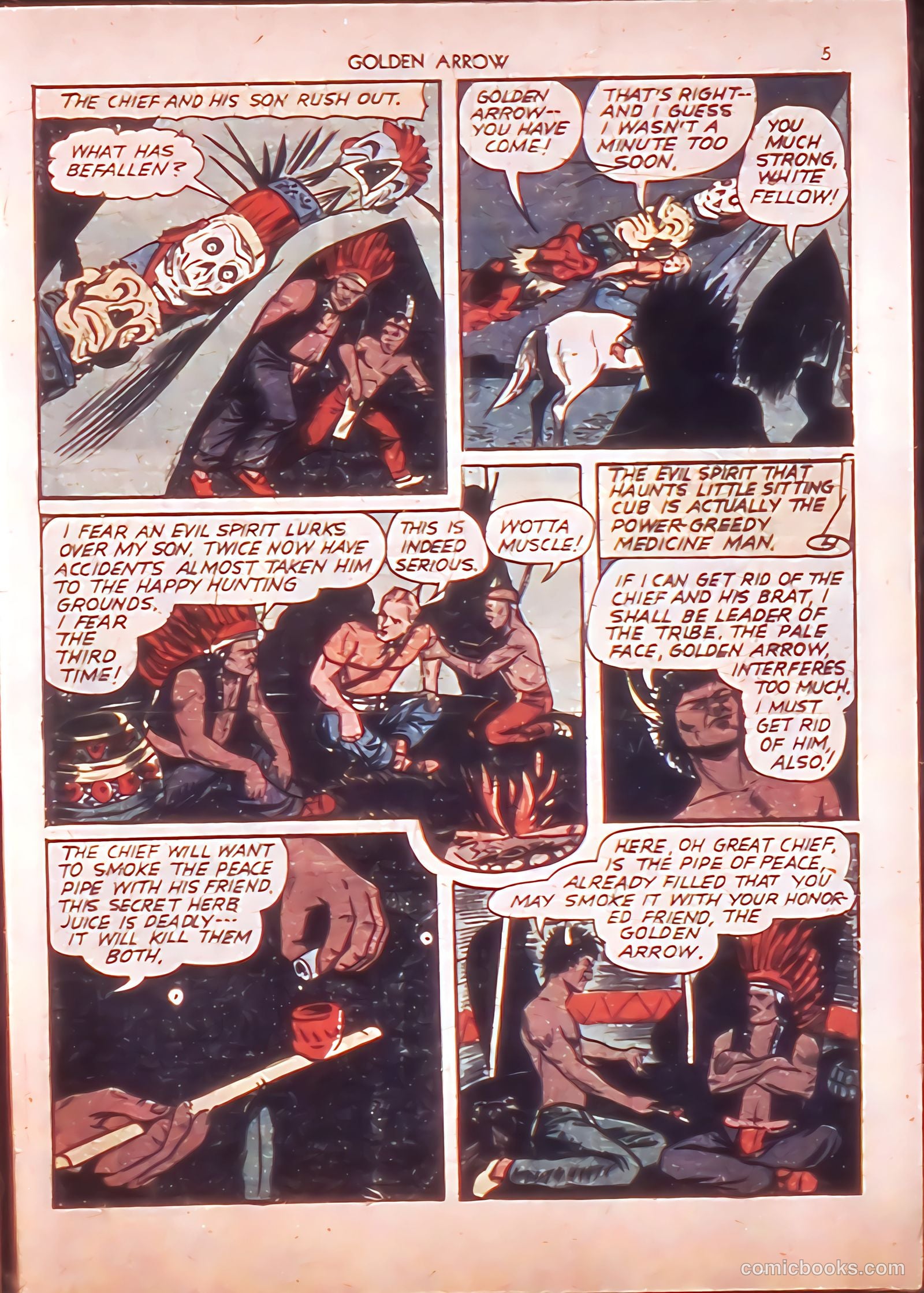 Golden Arrow #1 (1942) — page 5 of 67