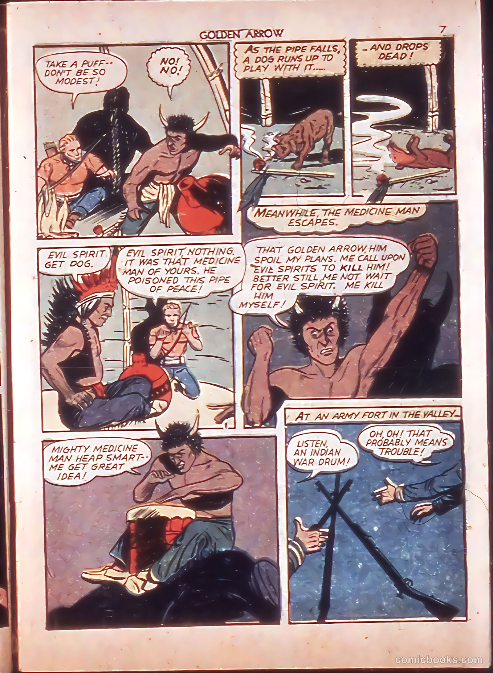 Golden Arrow #1 (1942) — page 7 of 67