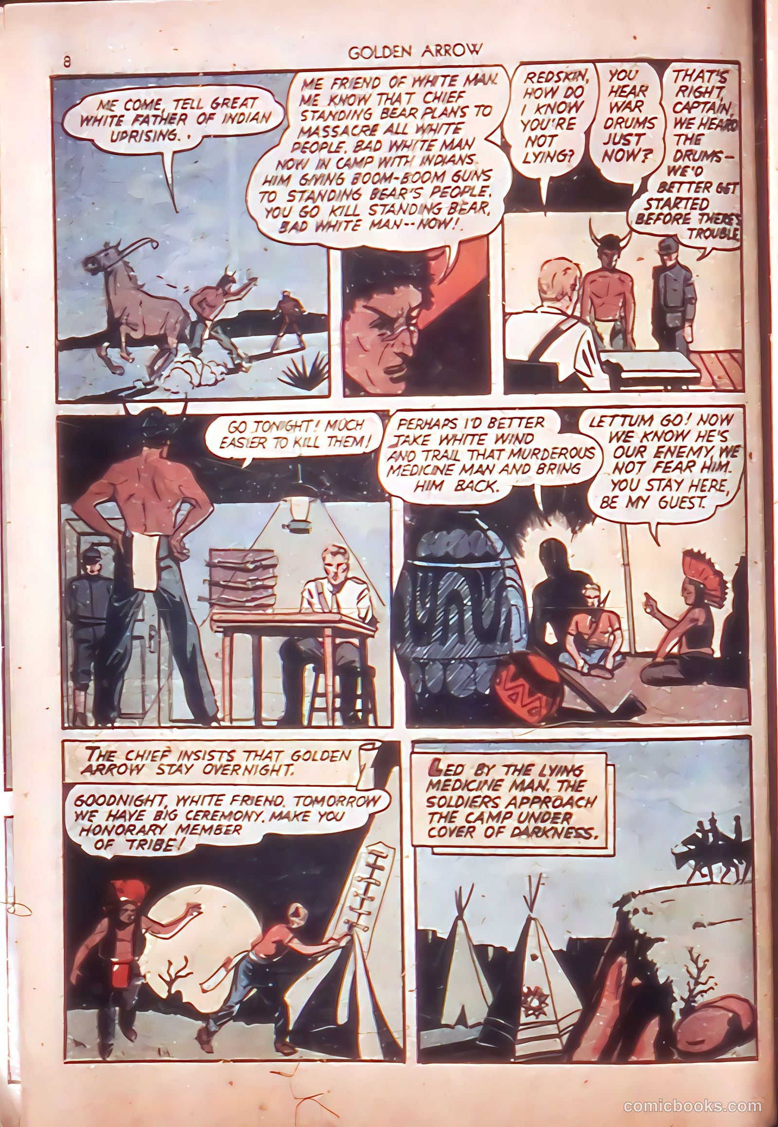 Golden Arrow #1 (1942) — page 8 of 67