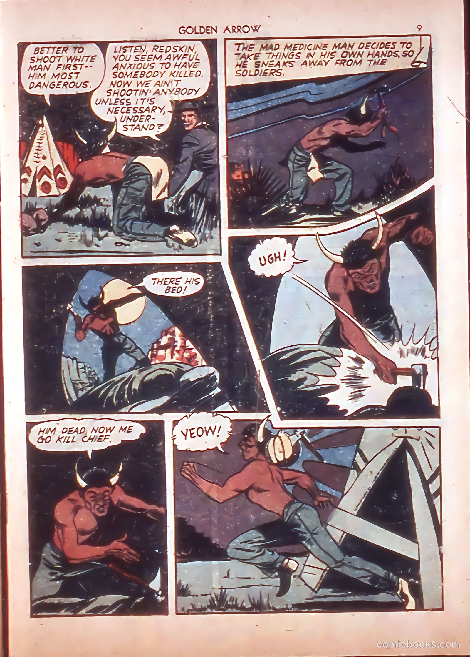 Golden Arrow #1 (1942) — page 9 of 67
