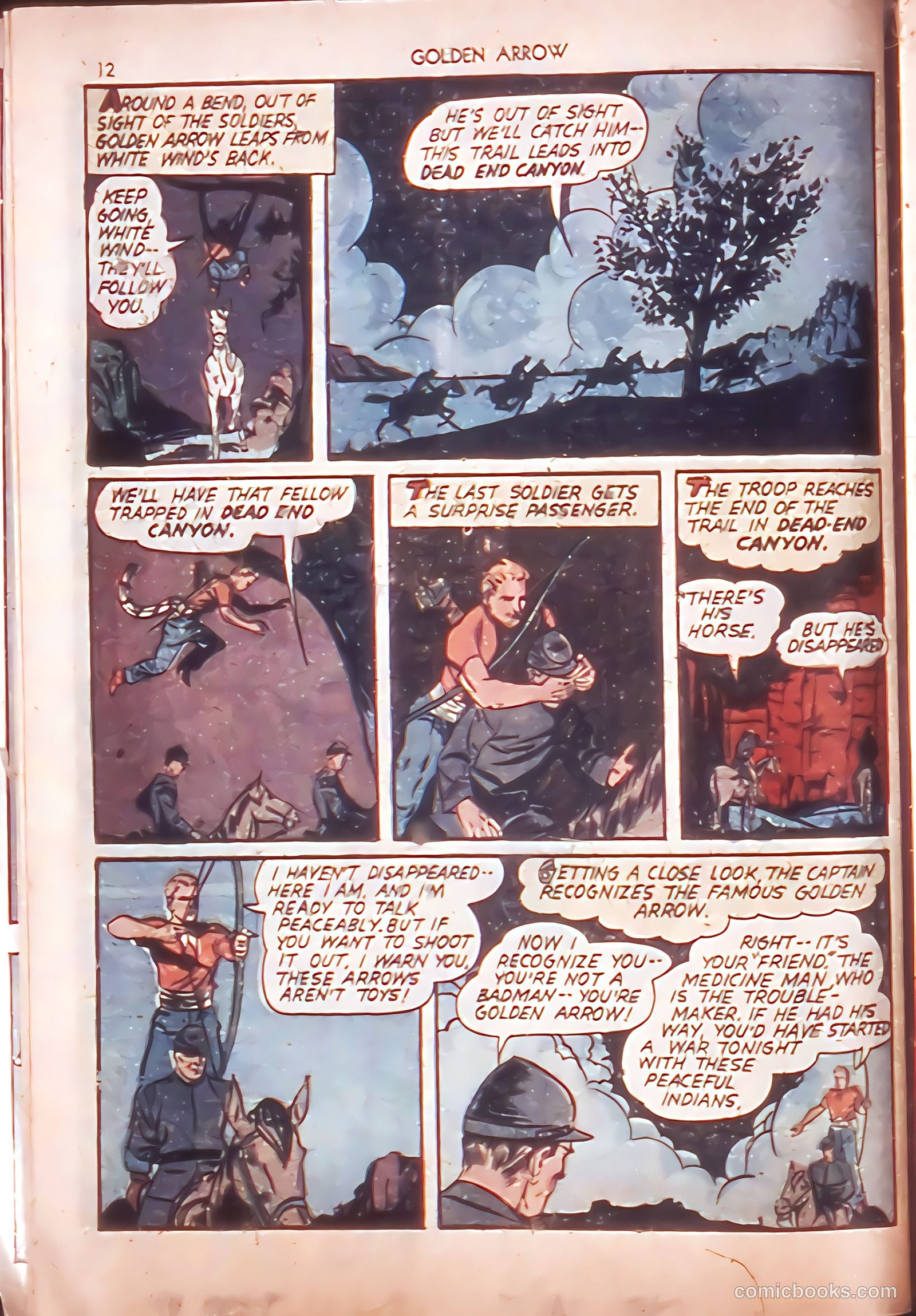 Golden Arrow #1 (1942) — page 12 of 67