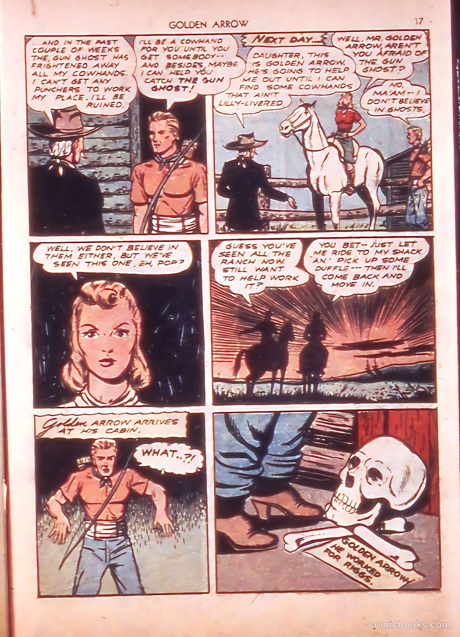 Golden Arrow #1 (1942) — page 17 of 67