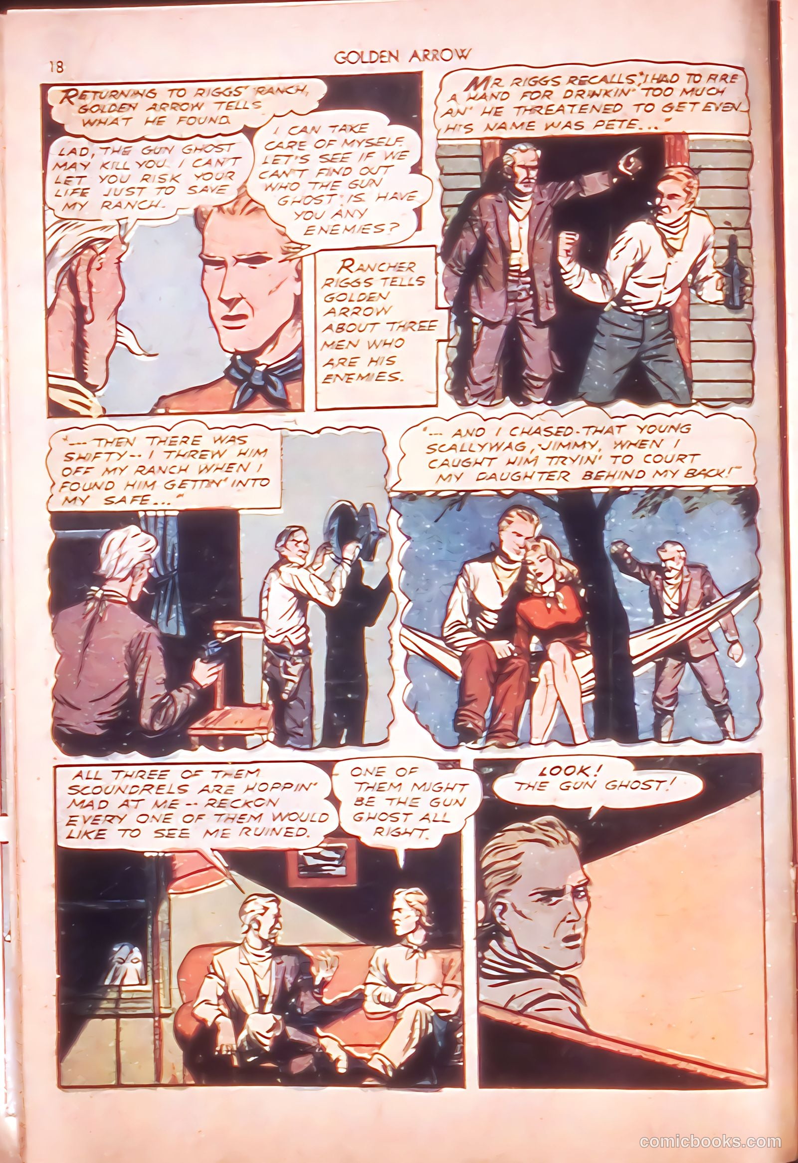 Golden Arrow #1 (1942) — page 18 of 67