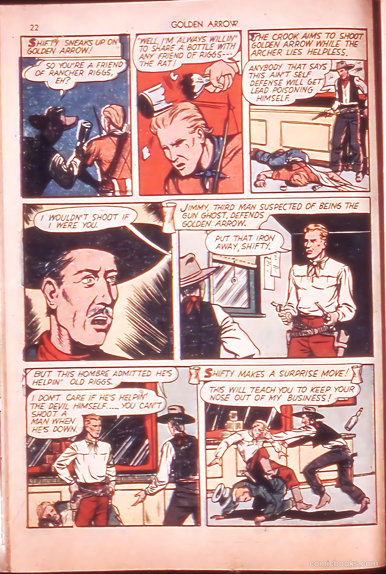 Golden Arrow #1 (1942) — page 22 of 67