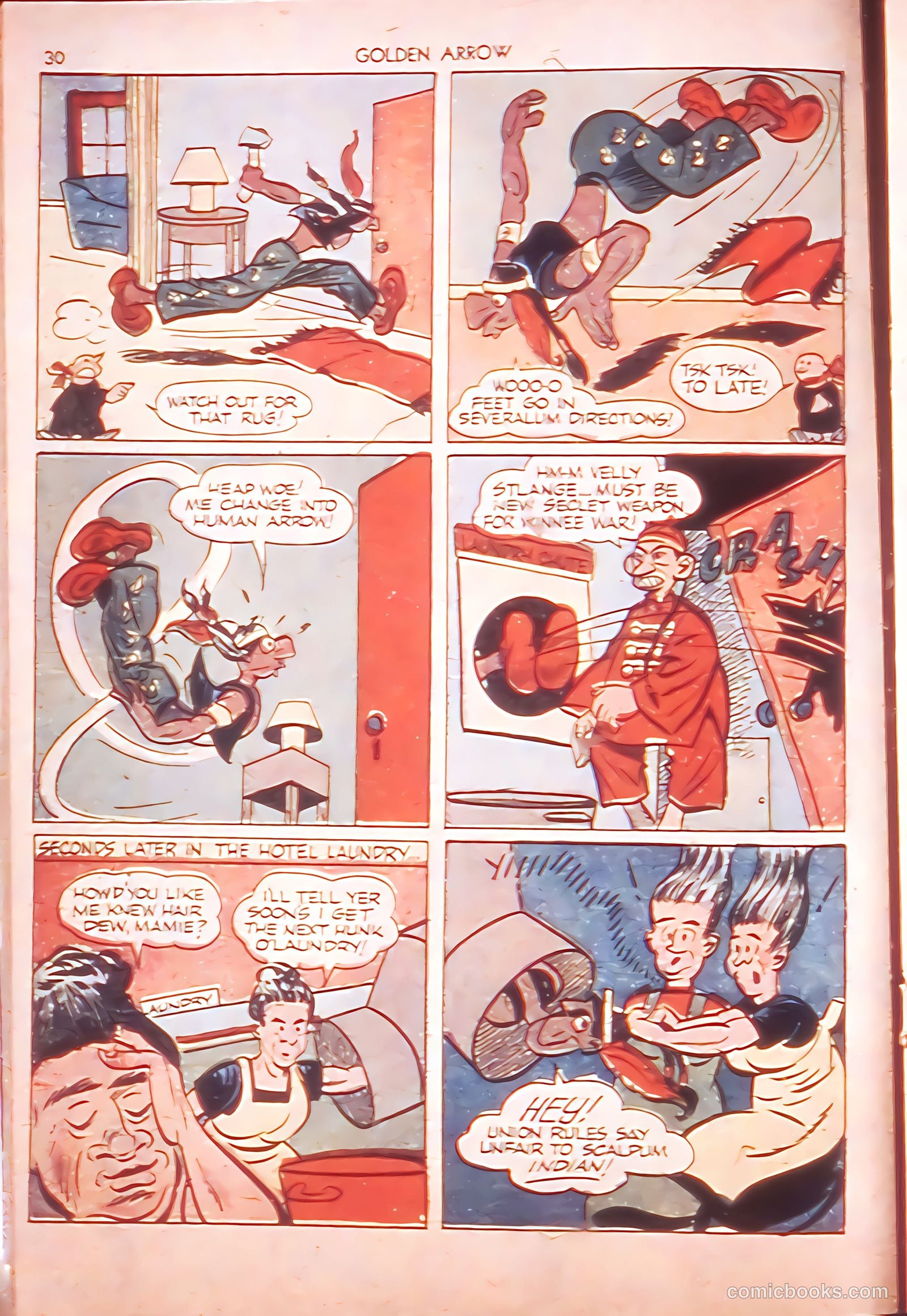 Golden Arrow #1 (1942) — page 30 of 67