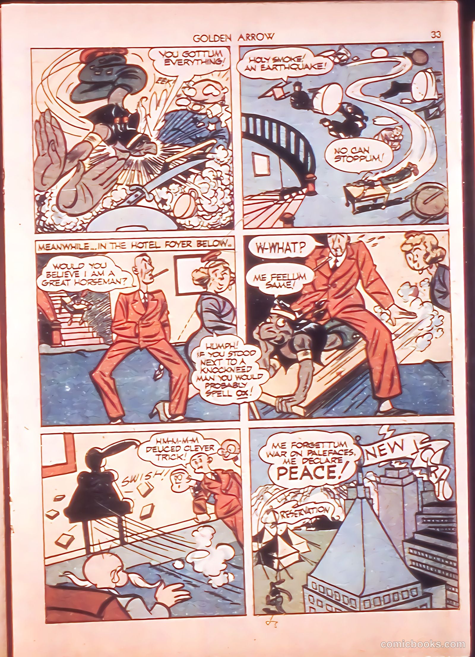 Golden Arrow #1 (1942) — page 33 of 67