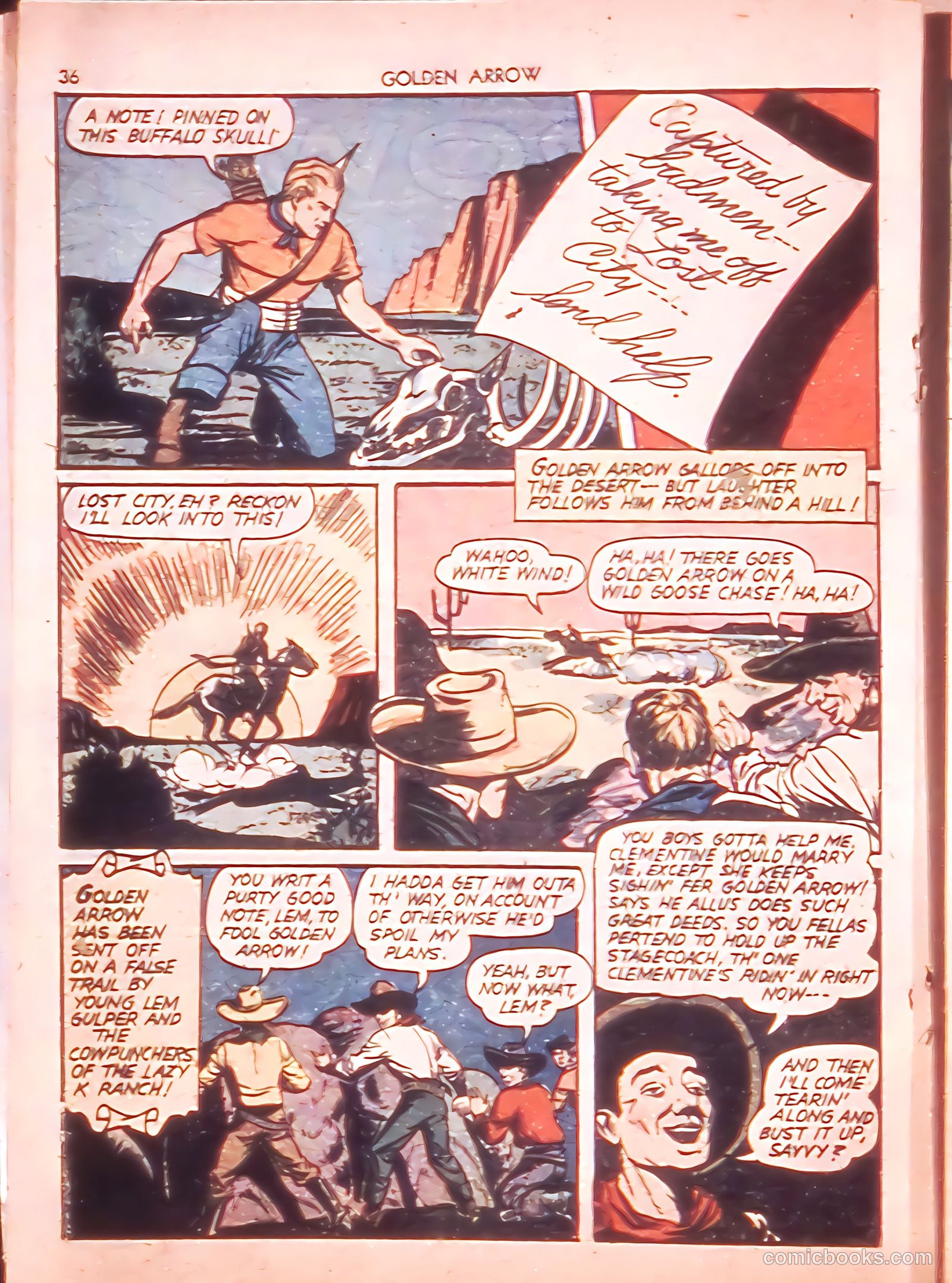 Golden Arrow #1 (1942) — page 35 of 67