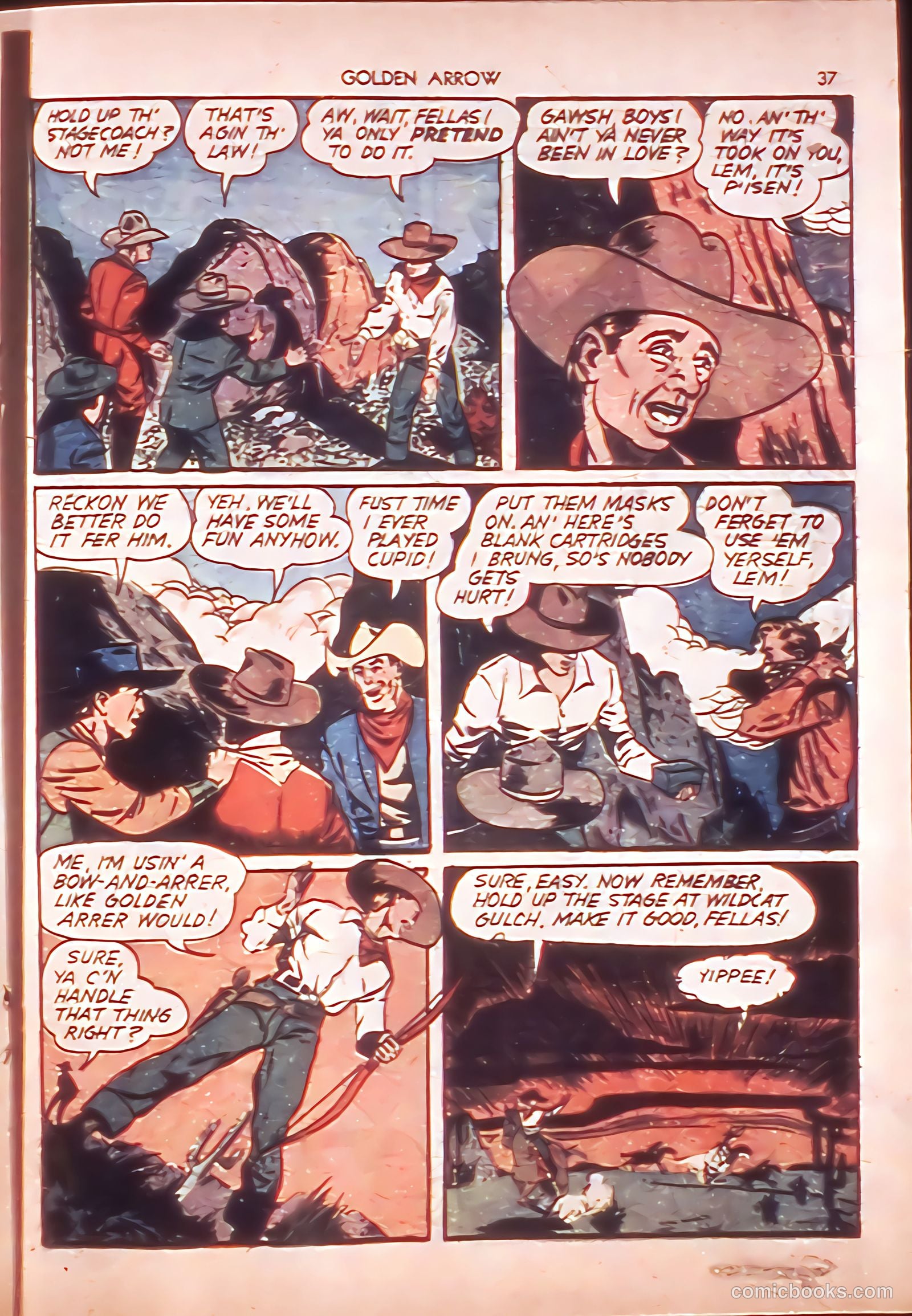 Golden Arrow #1 (1942) — page 36 of 67