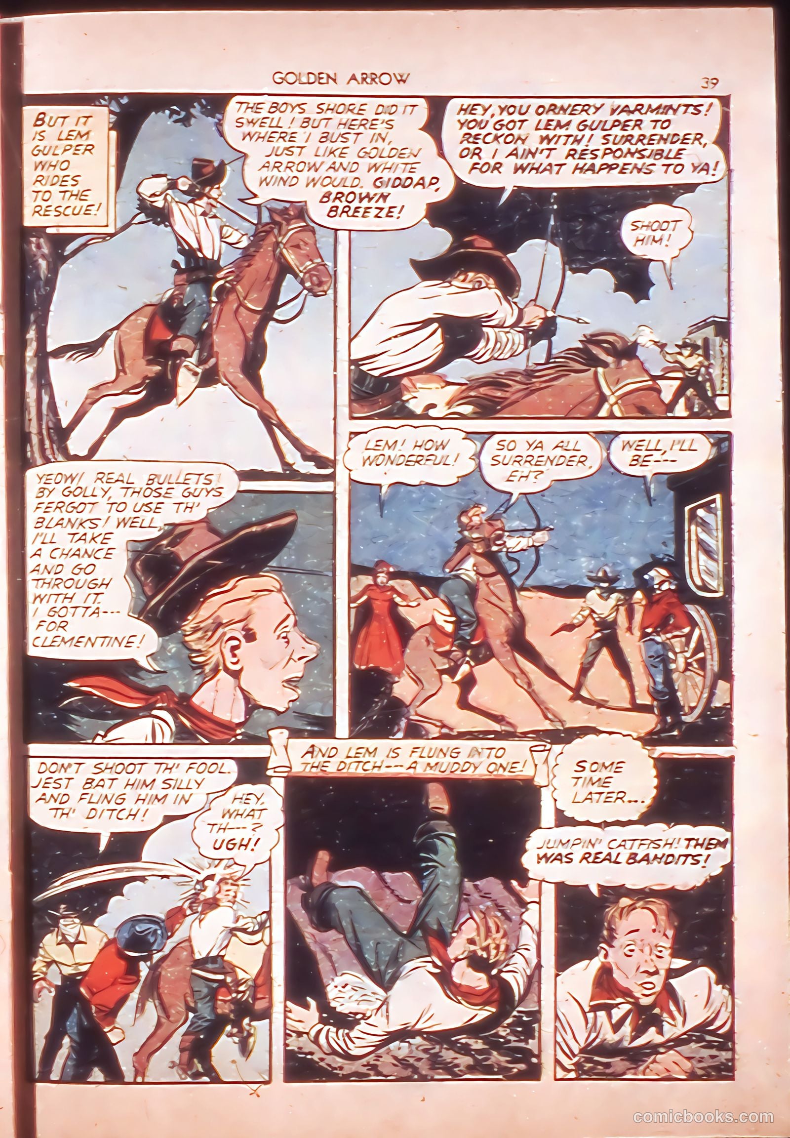 Golden Arrow #1 (1942) — page 38 of 67
