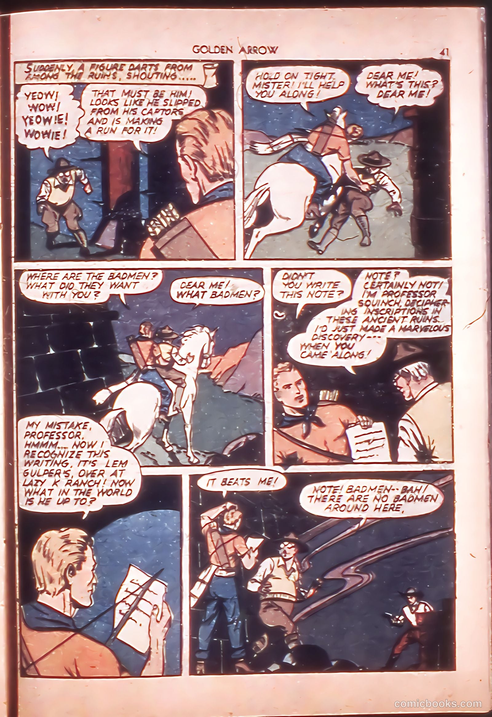 Golden Arrow #1 (1942) — page 40 of 67