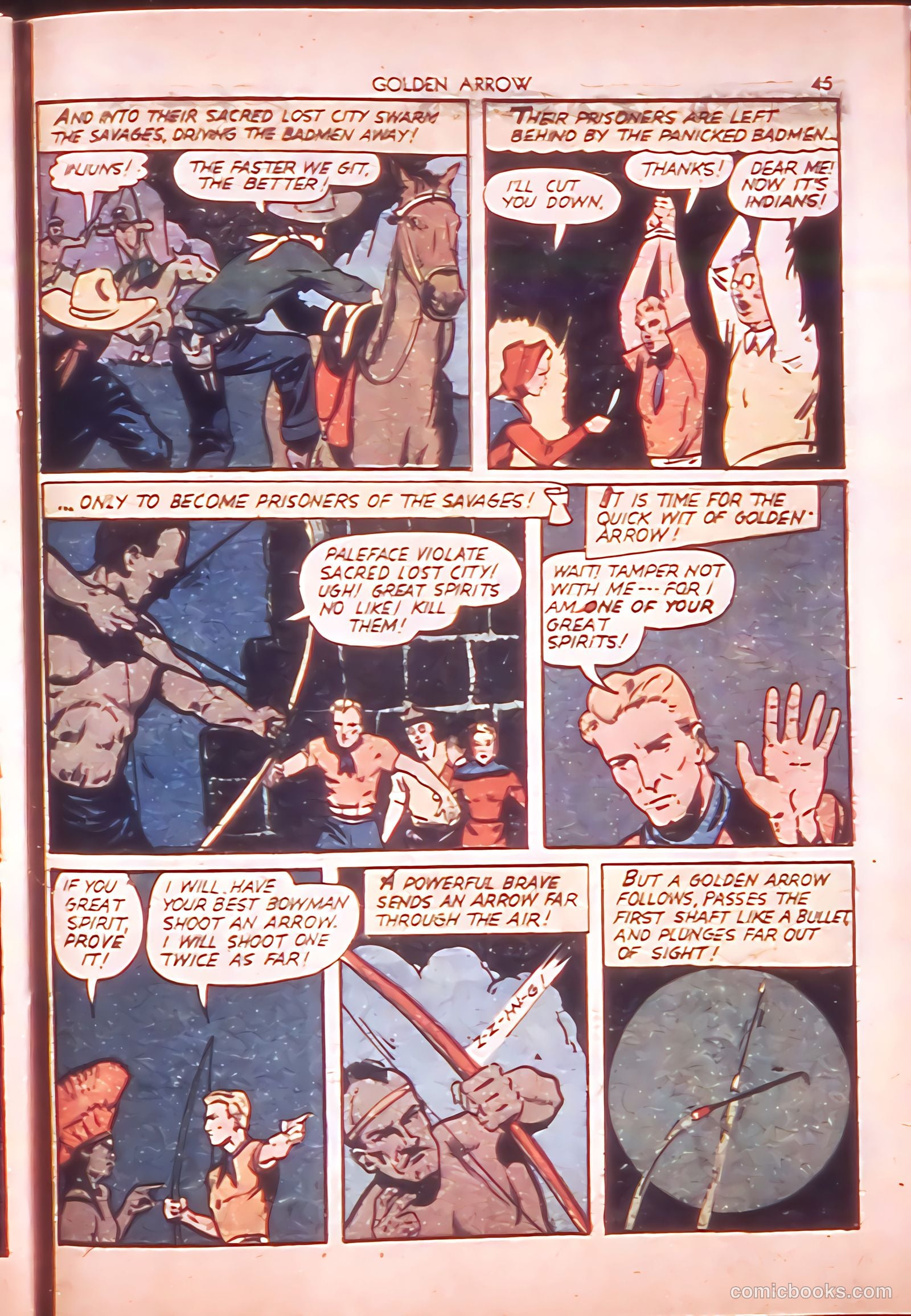 Golden Arrow #1 (1942) — page 44 of 67