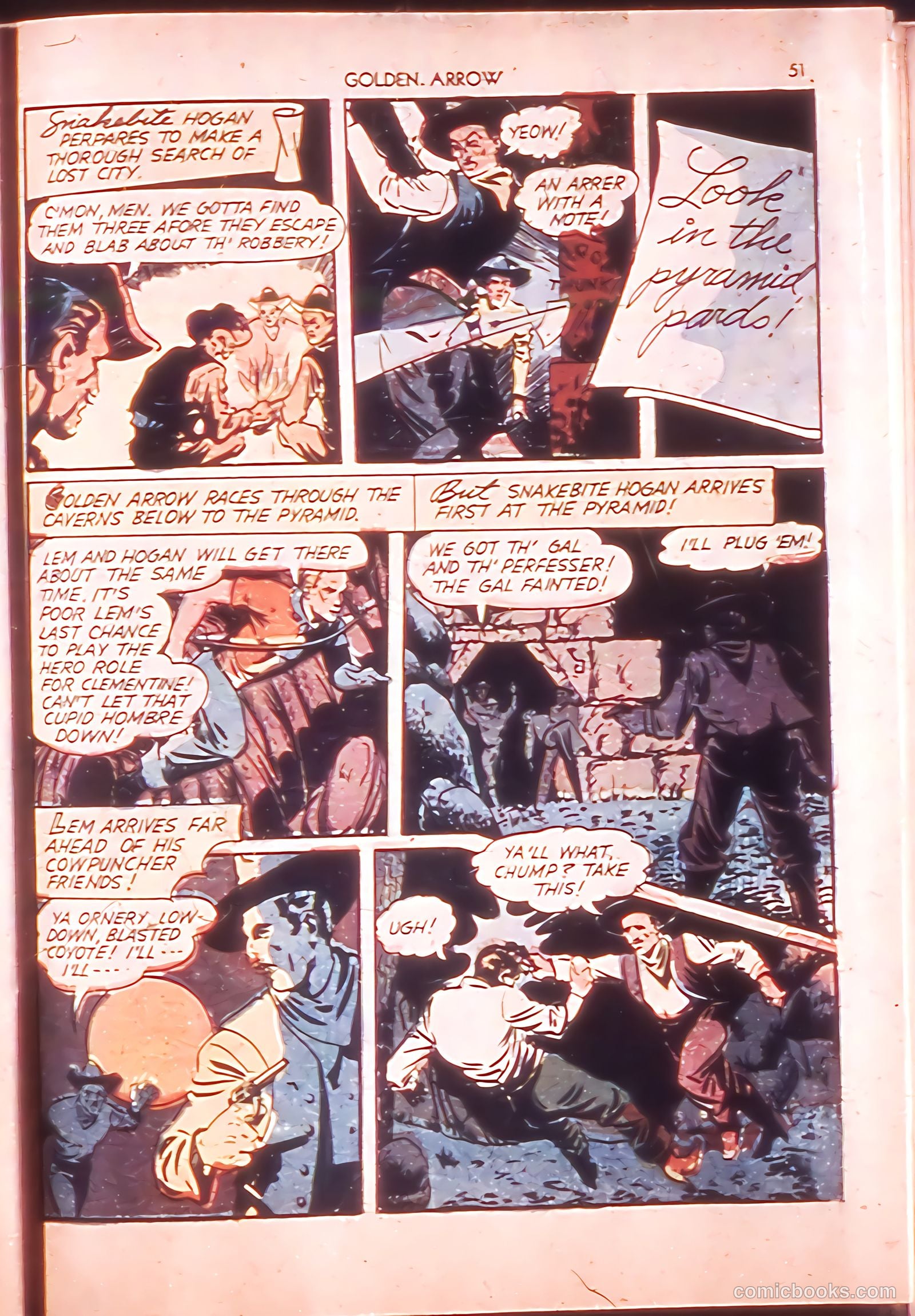 Golden Arrow #1 (1942) — page 50 of 67