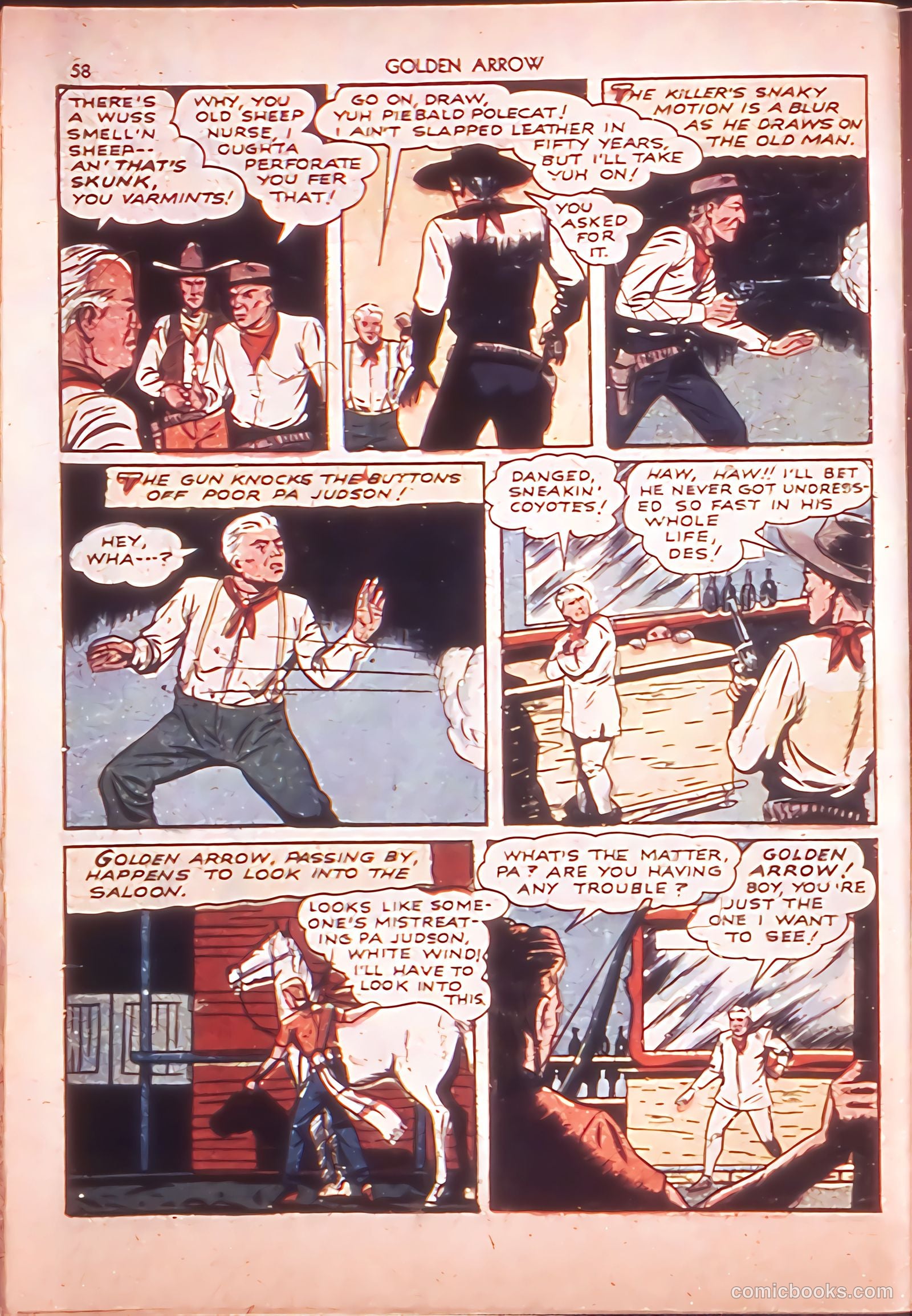 Golden Arrow #1 (1942) — page 57 of 67