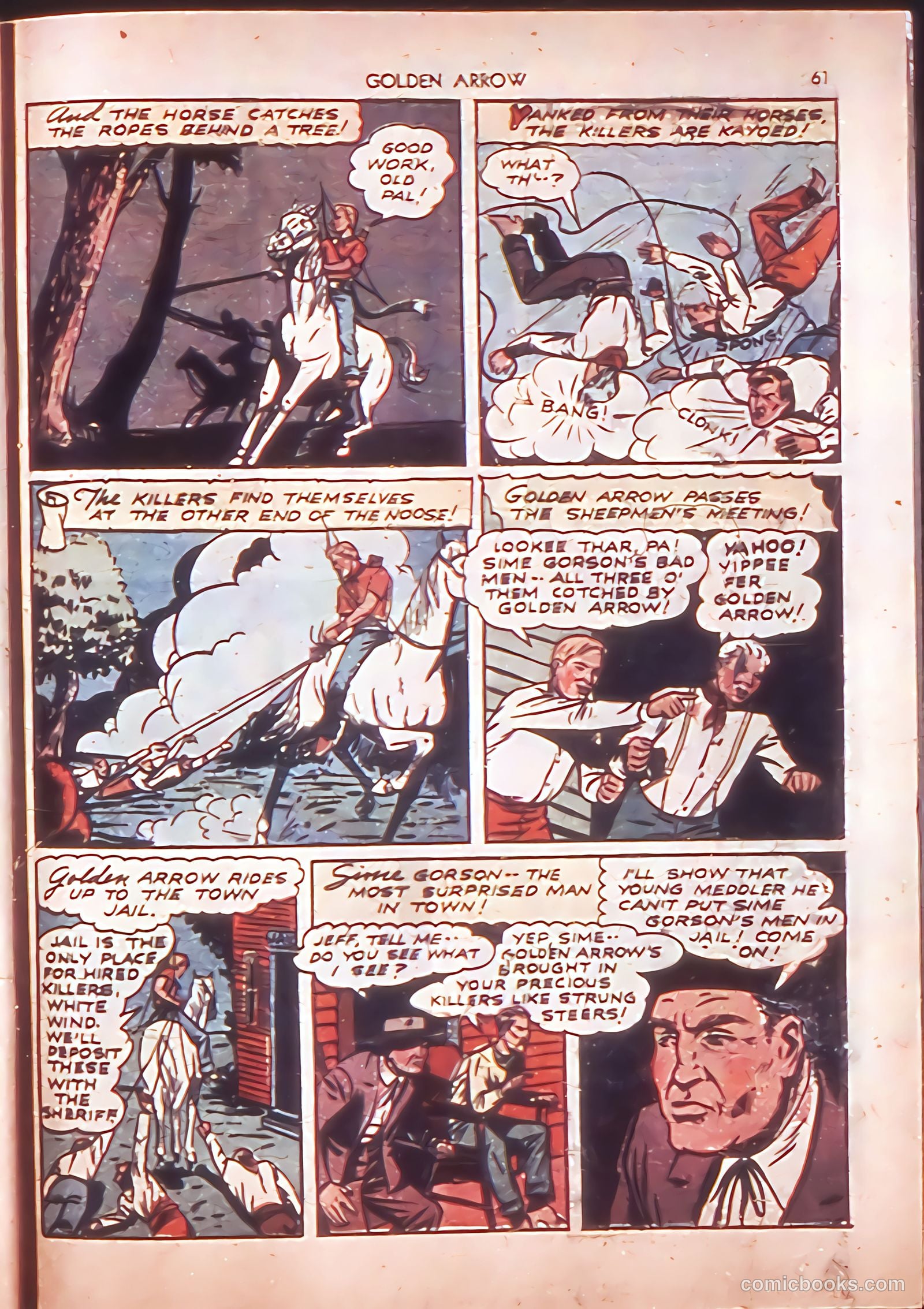 Golden Arrow #1 (1942) — page 60 of 67