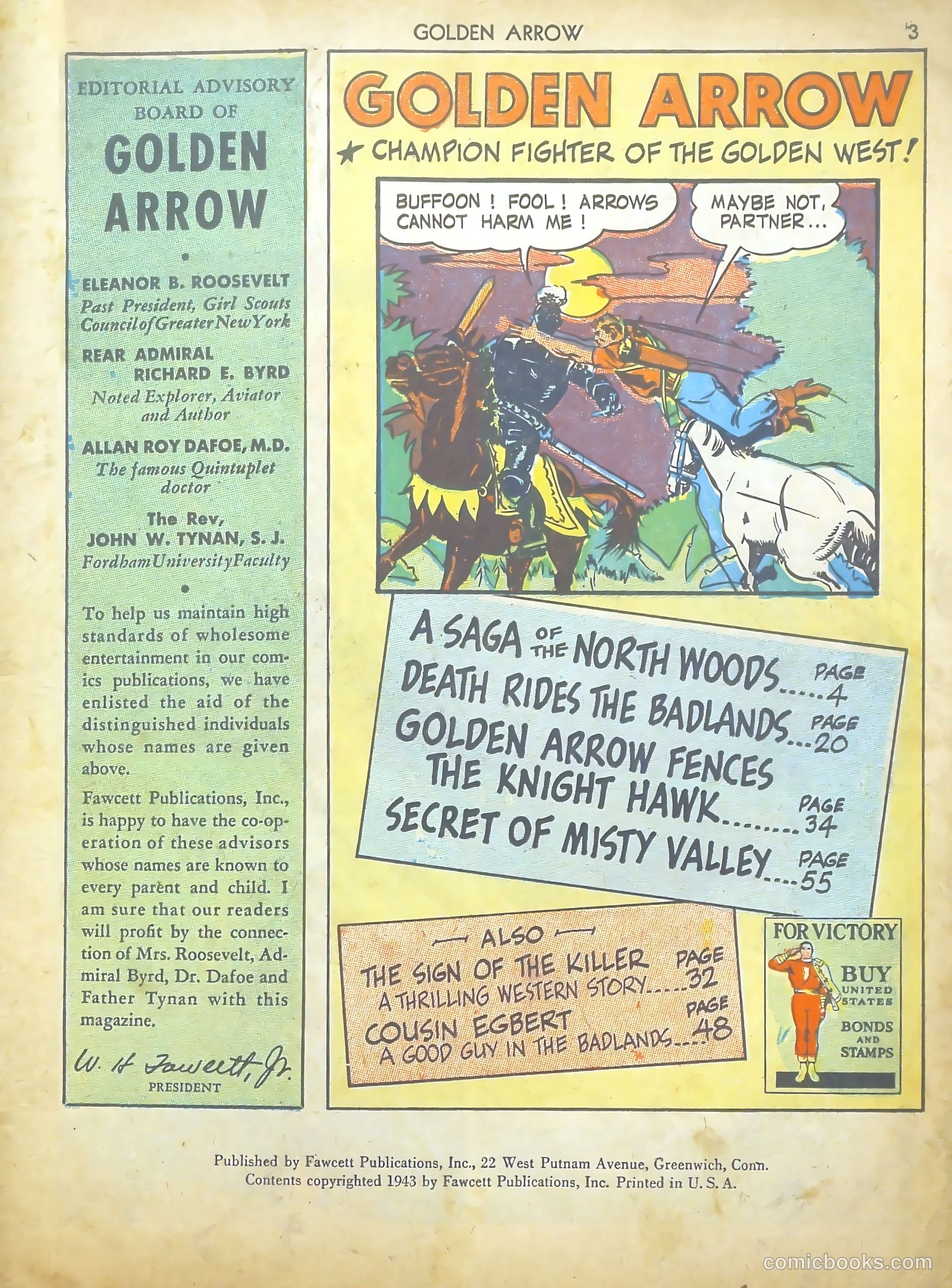 Golden Arrow #2 (1943) — page 3 of 67