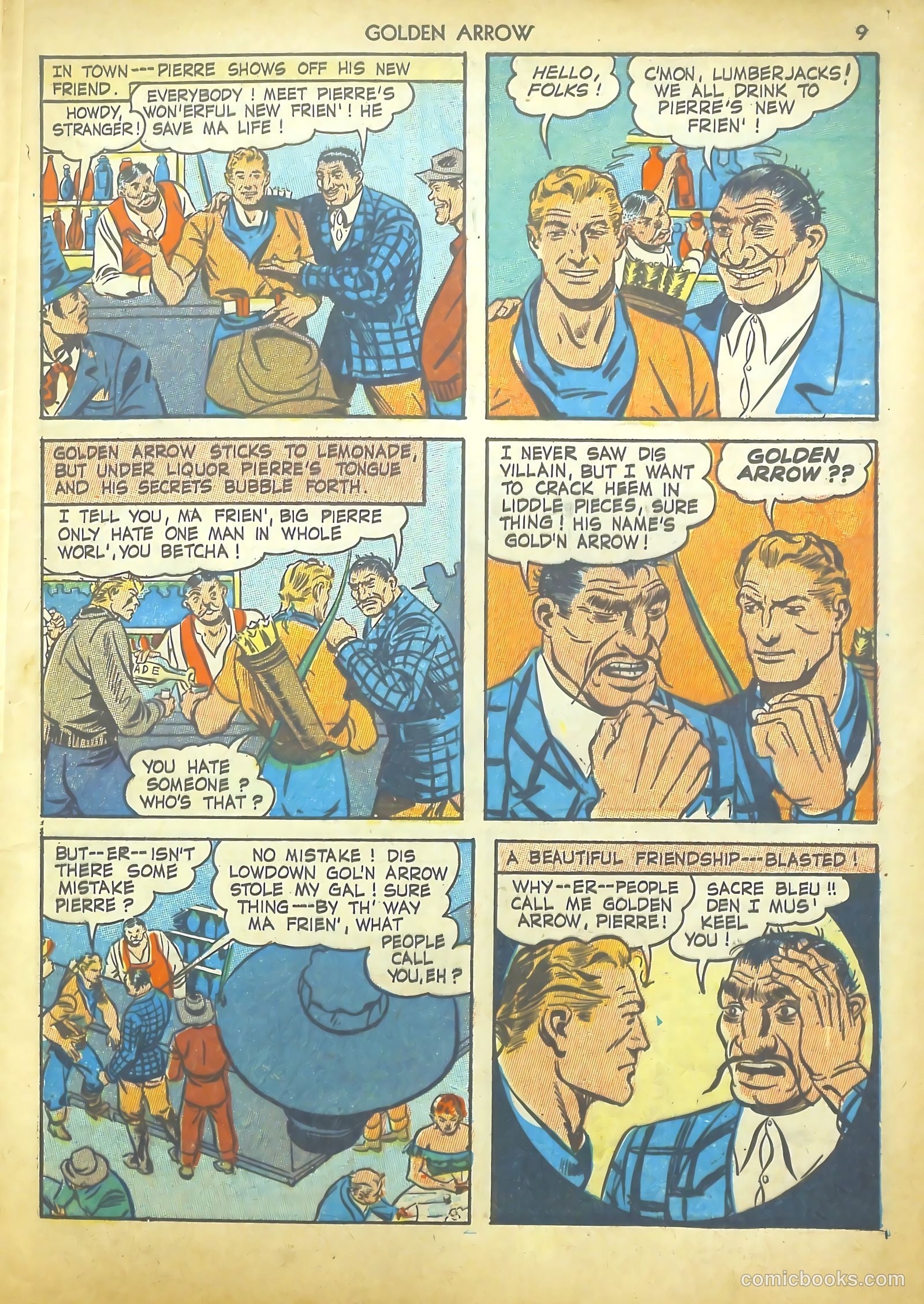 Golden Arrow #2 (1943) — page 9 of 67