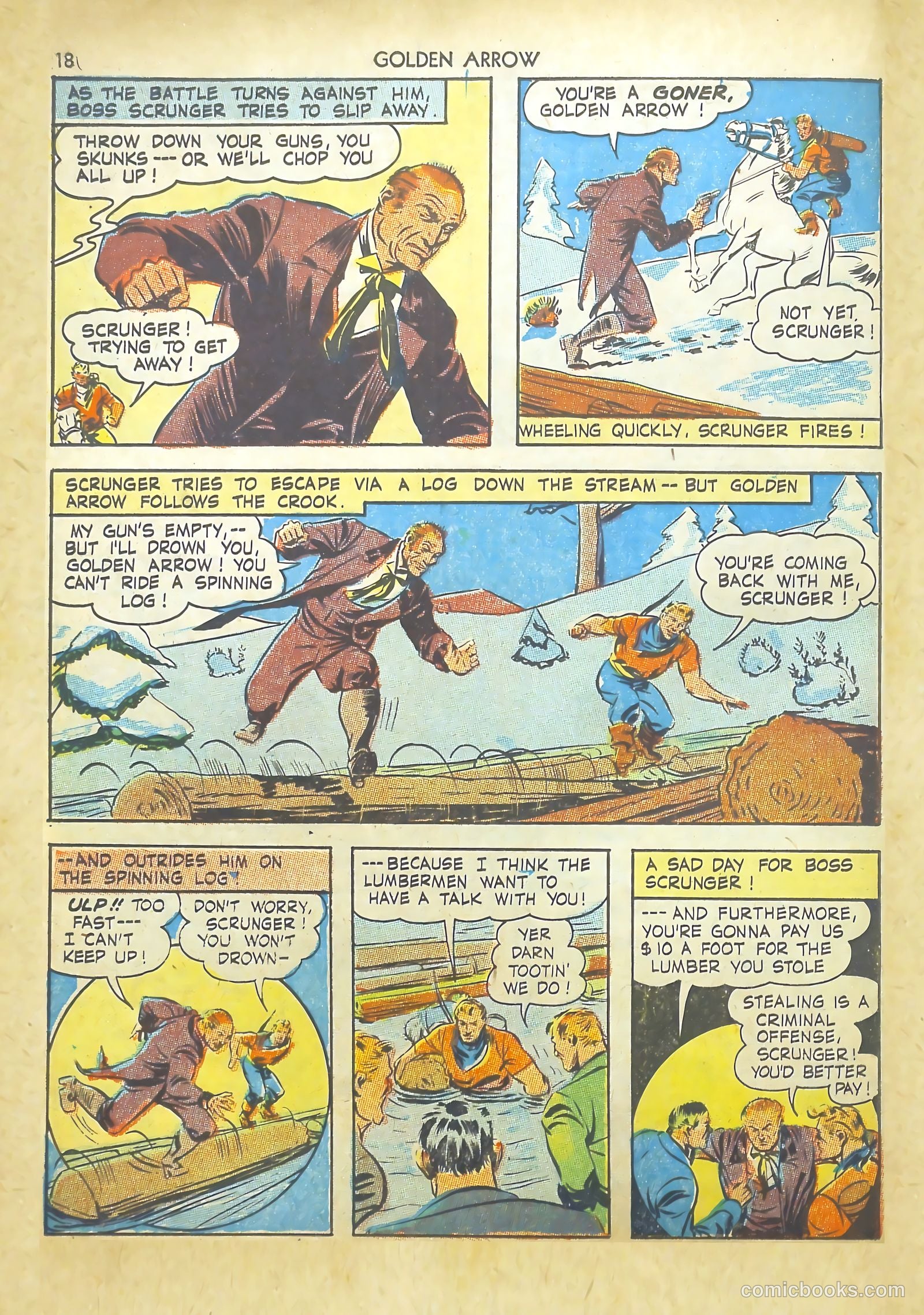 Golden Arrow #2 (1943) — page 18 of 67