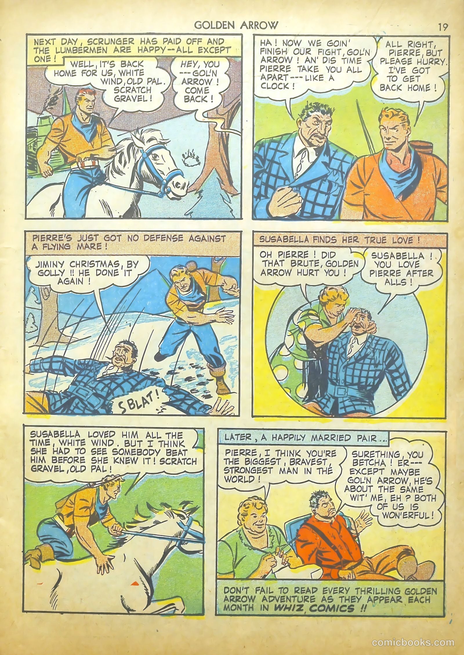 Golden Arrow #2 (1943) — page 19 of 67