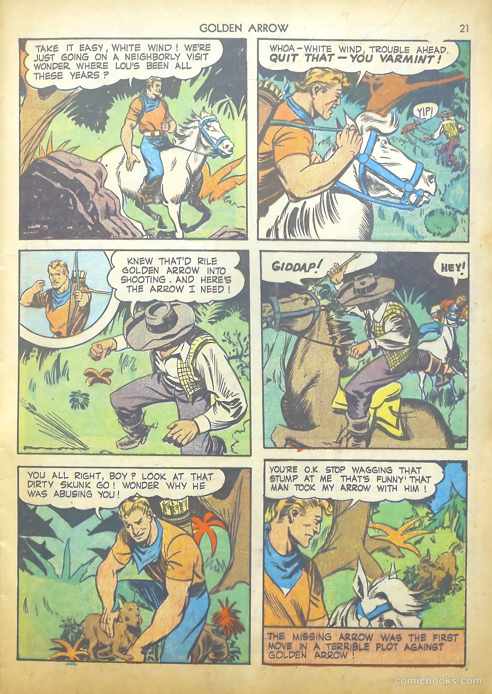 Golden Arrow #2 (1943) — page 21 of 67