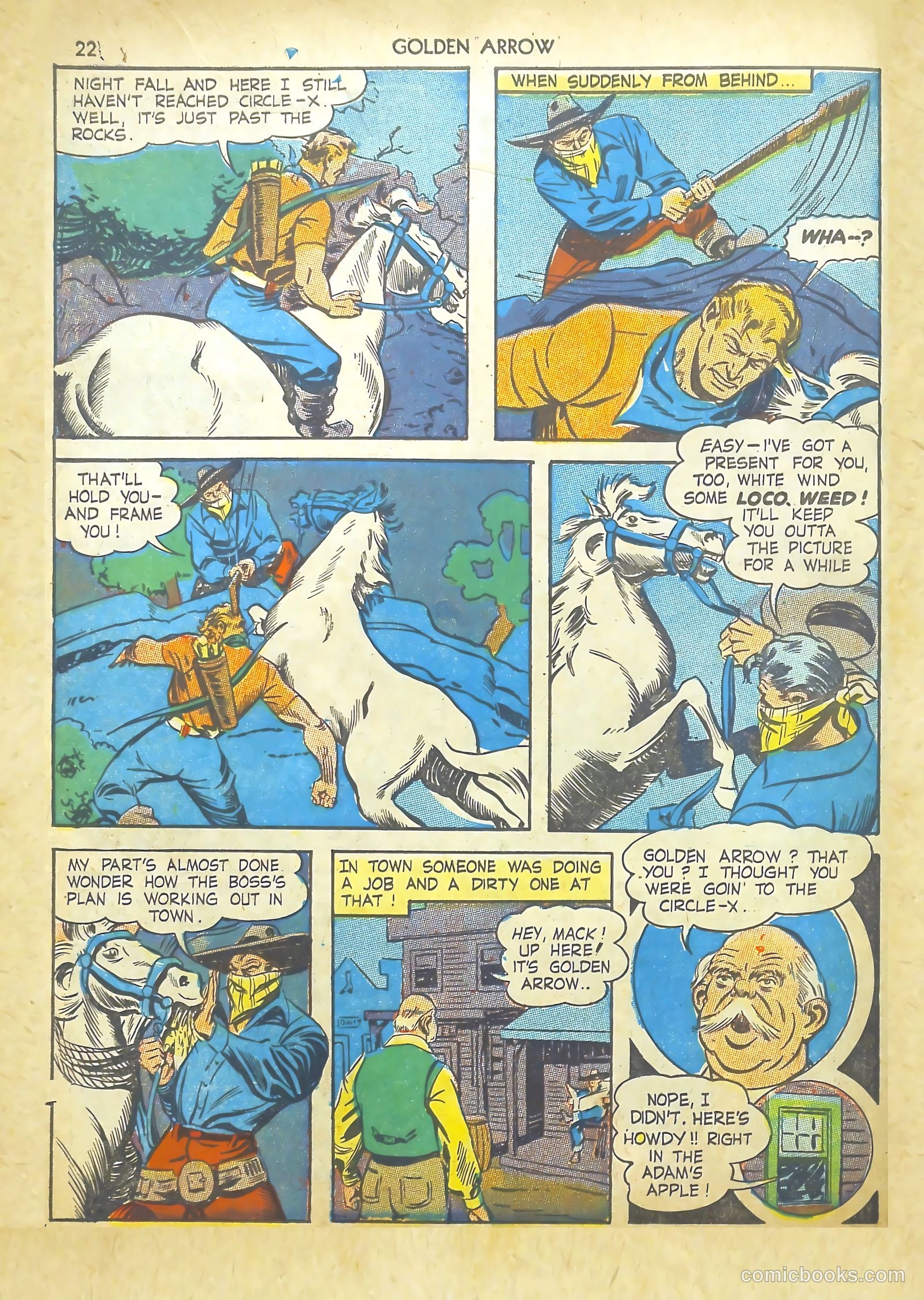 Golden Arrow #2 (1943) — page 22 of 67