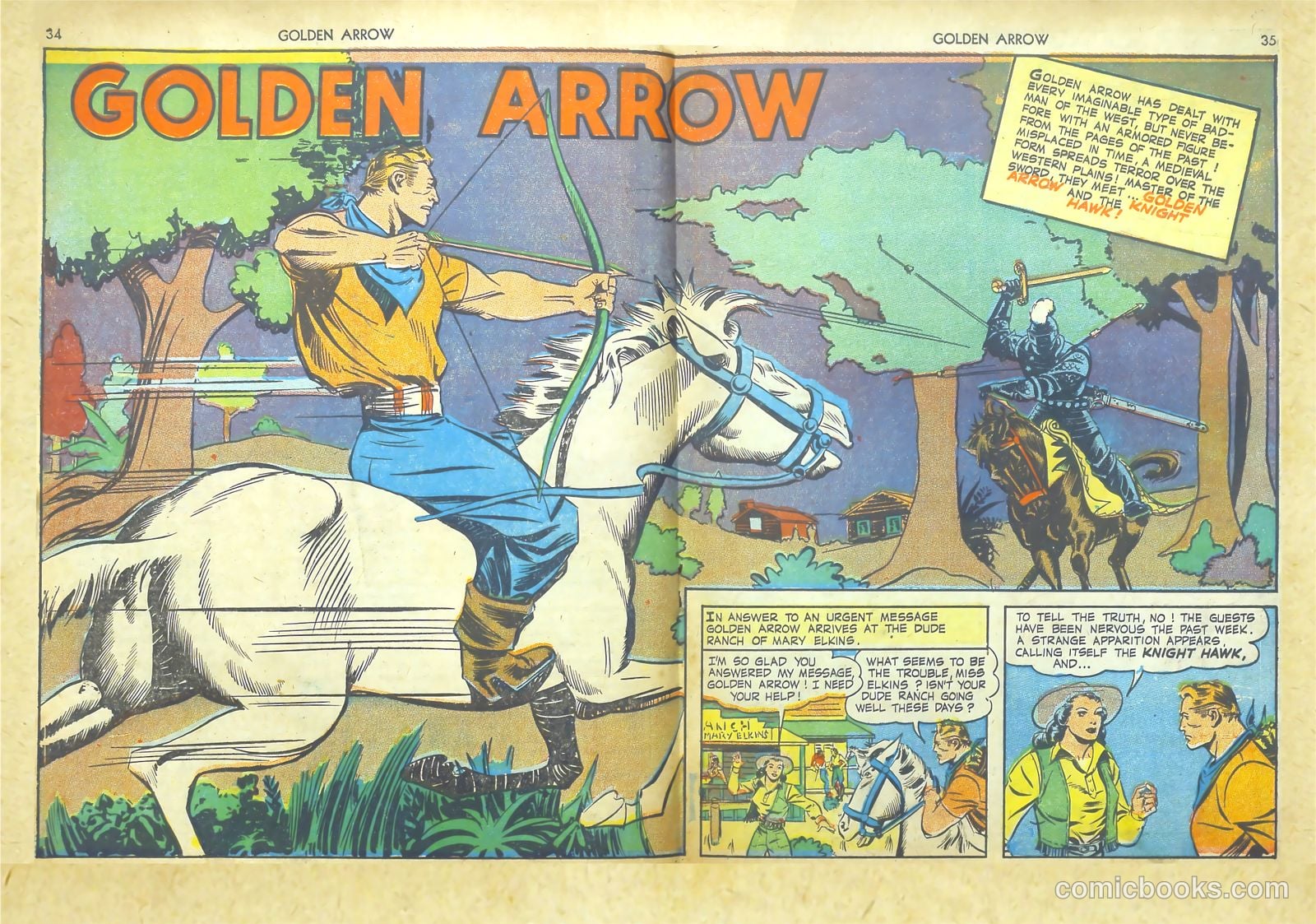 Golden Arrow #2 (1943) — page 34 of 67