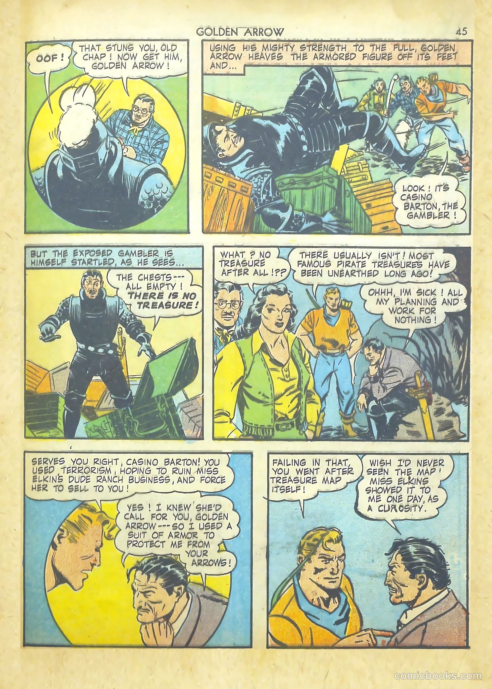 Golden Arrow #2 (1943) — page 44 of 67