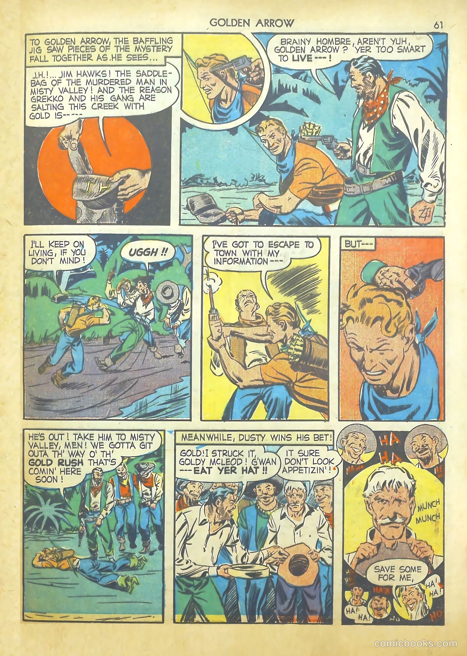 Golden Arrow #2 (1943) — page 60 of 67