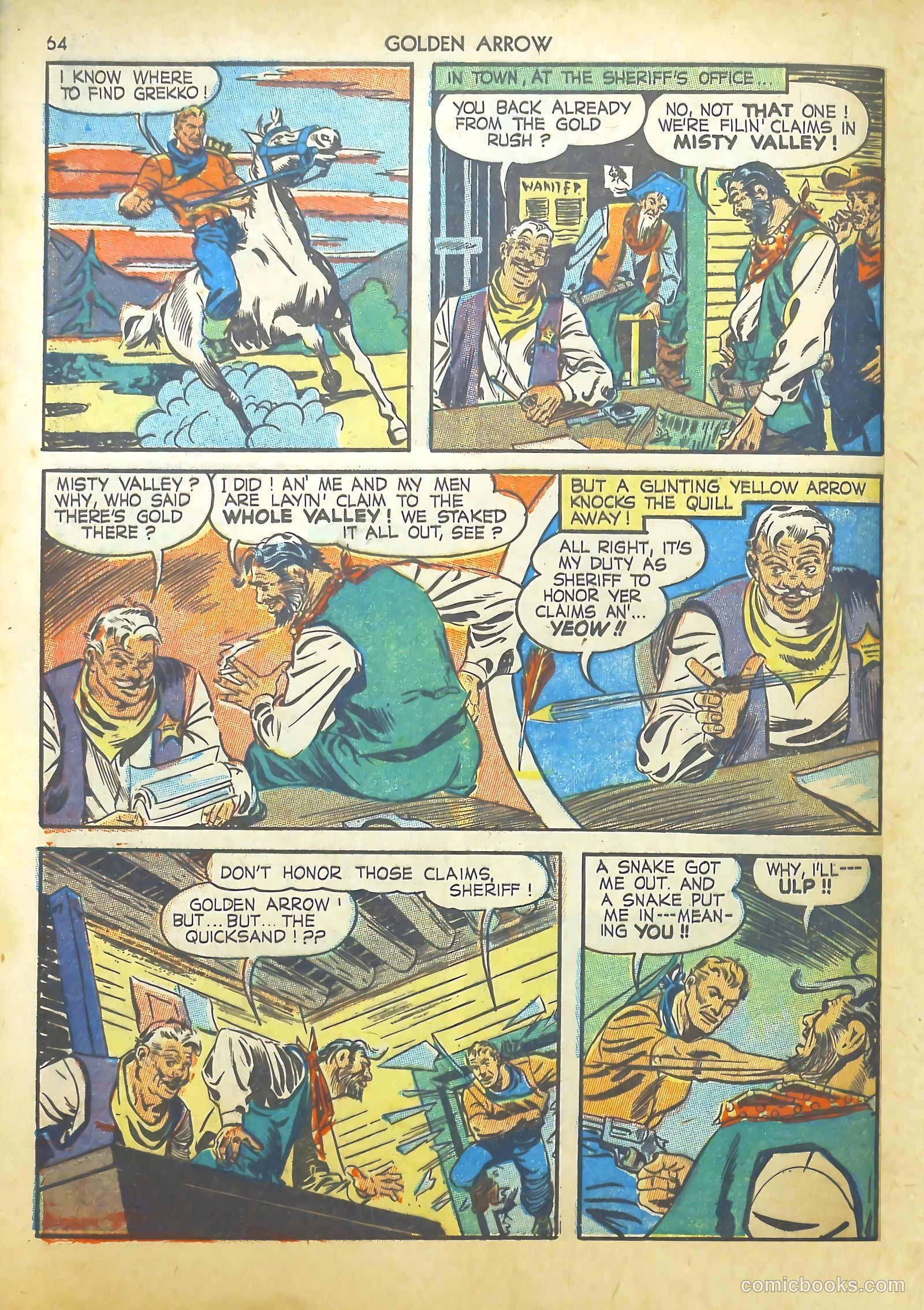 Golden Arrow #2 (1943) — page 63 of 67
