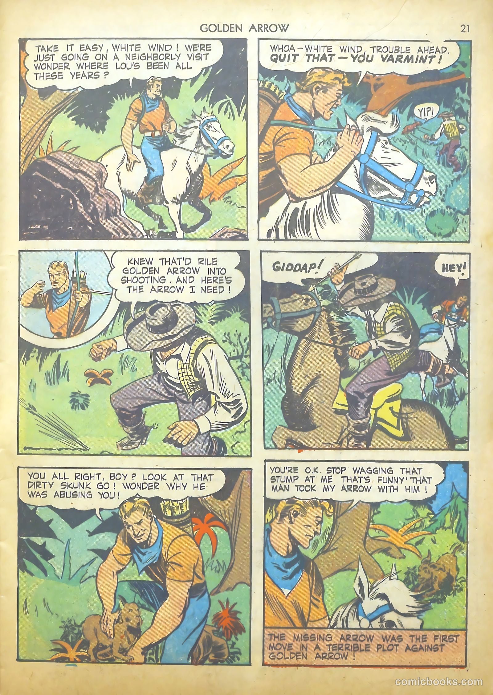 Golden Arrow #2 (1943) — page 21 of 67