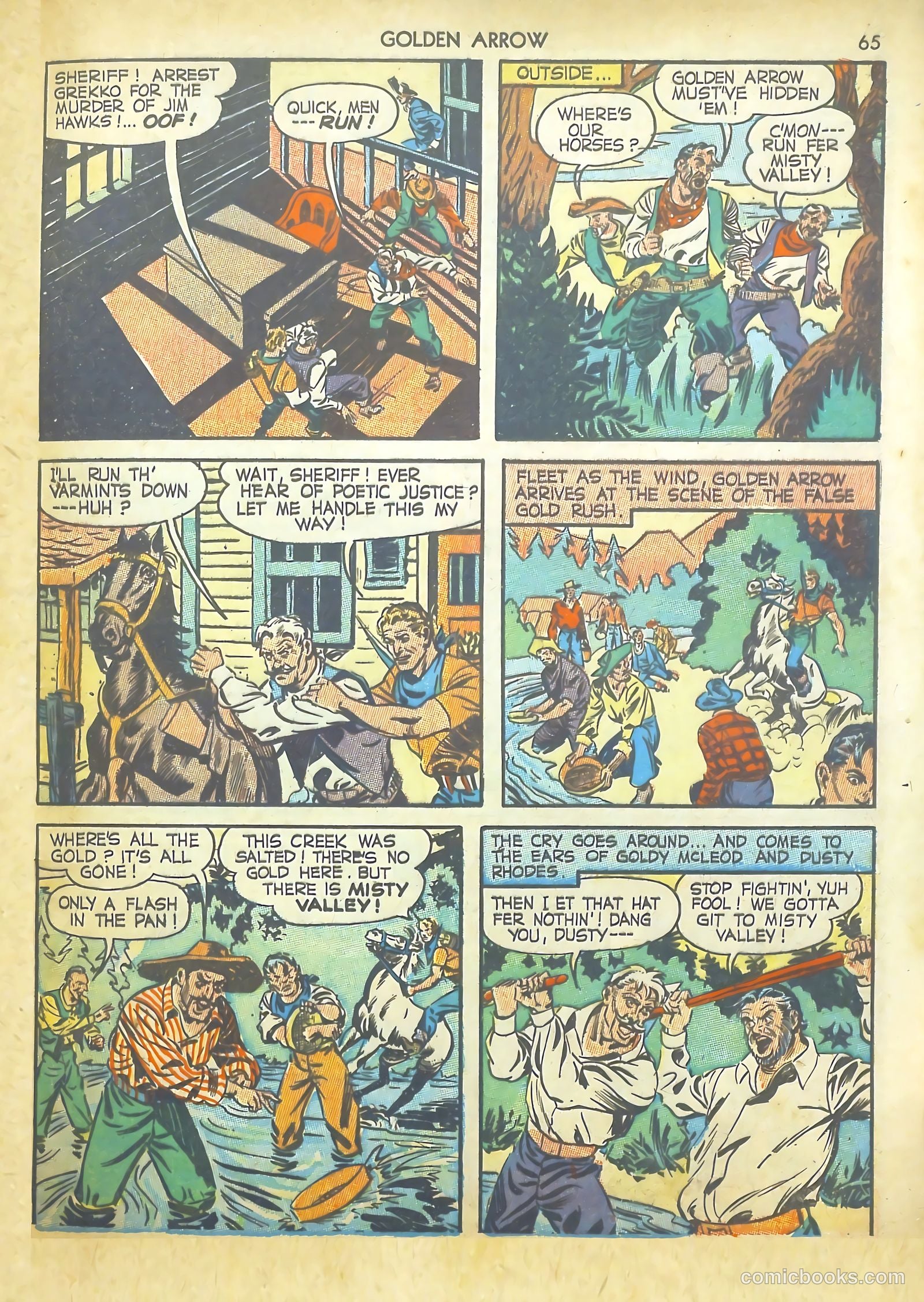 Golden Arrow #2 (1943) — page 64 of 67