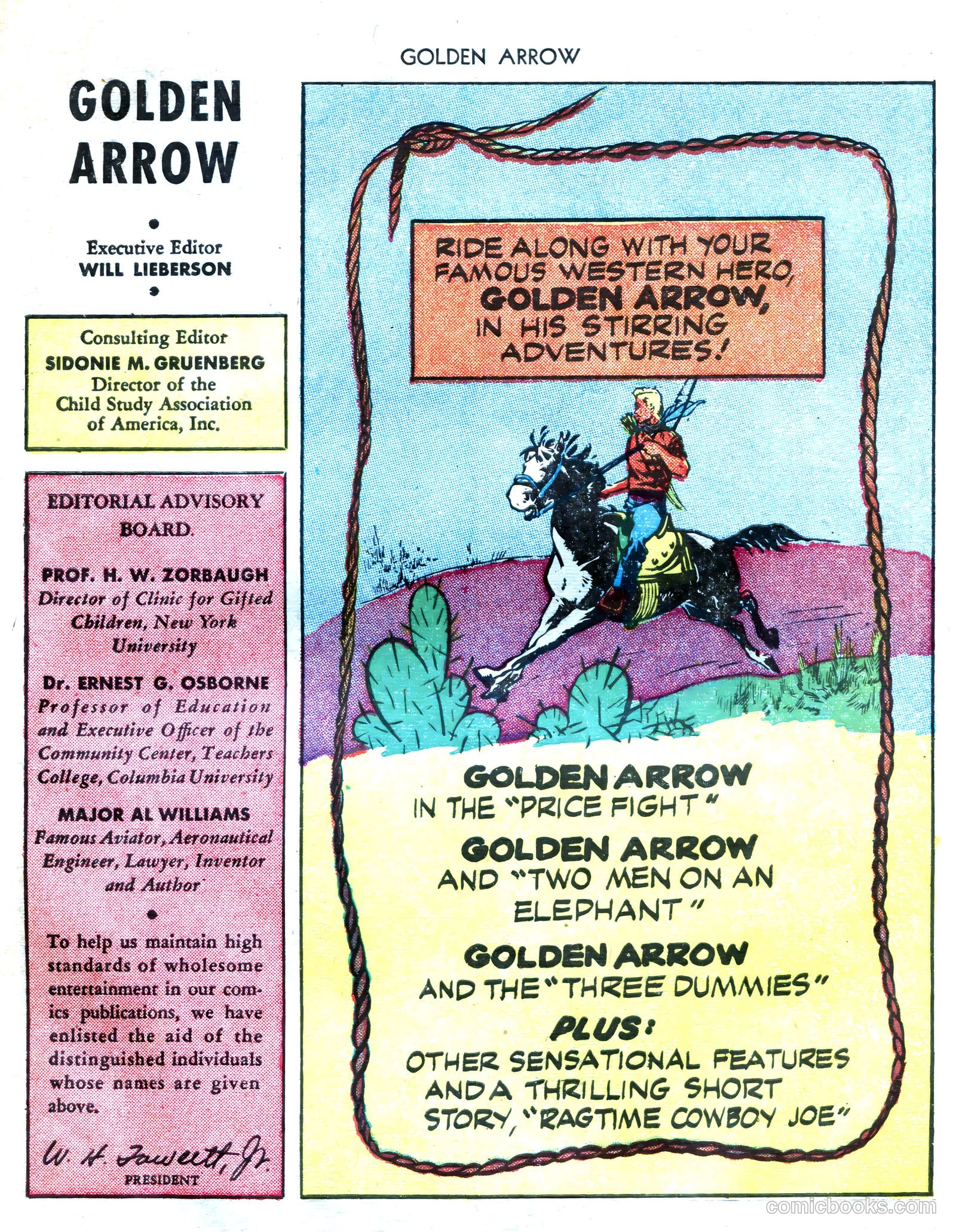 Golden Arrow #3 (1945) — page 3 of 36