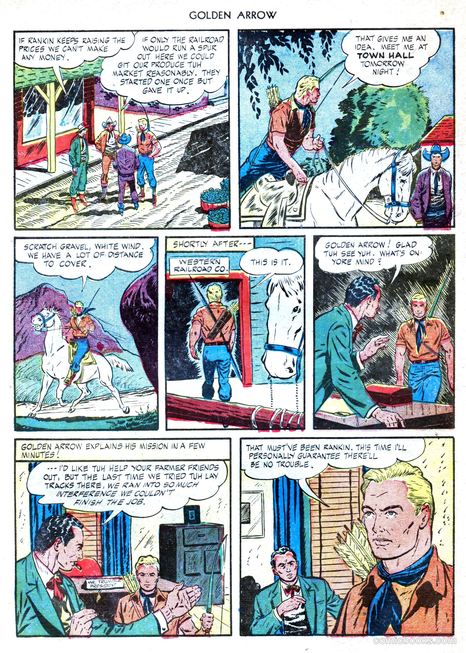 Golden Arrow #3 (1945) — page 6 of 36