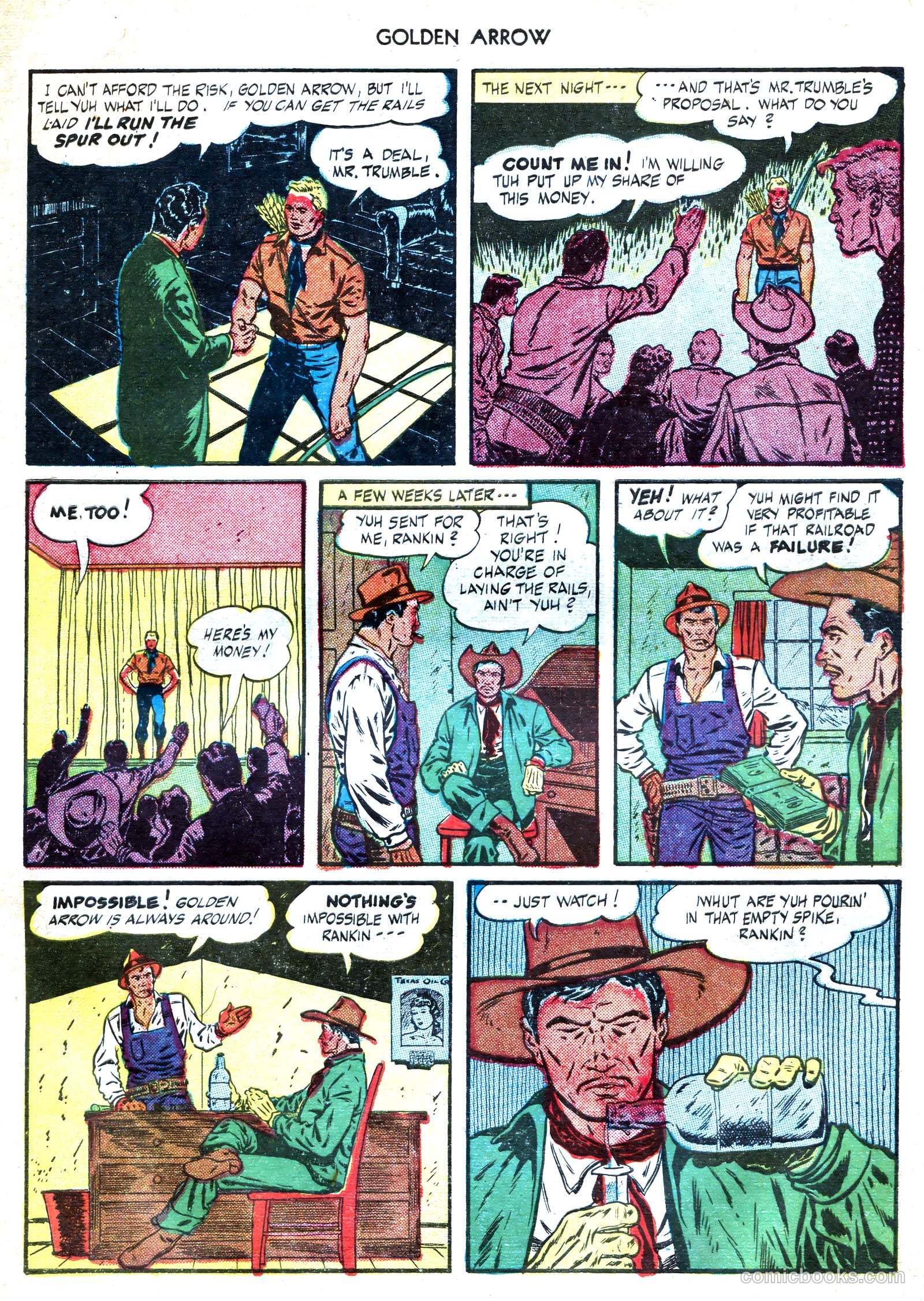 Golden Arrow #3 (1945) — page 7 of 36