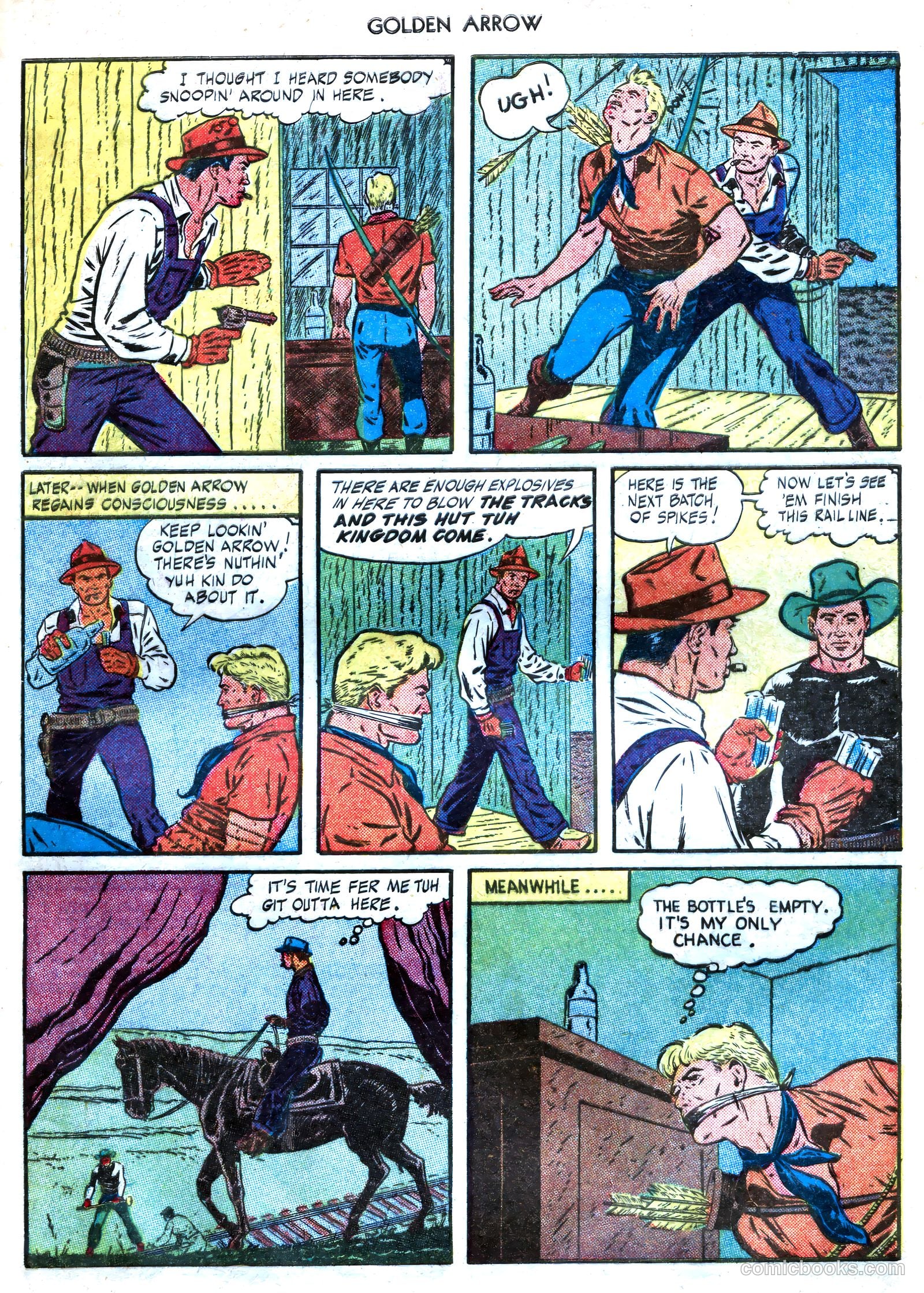 Golden Arrow #3 (1945) — page 9 of 36