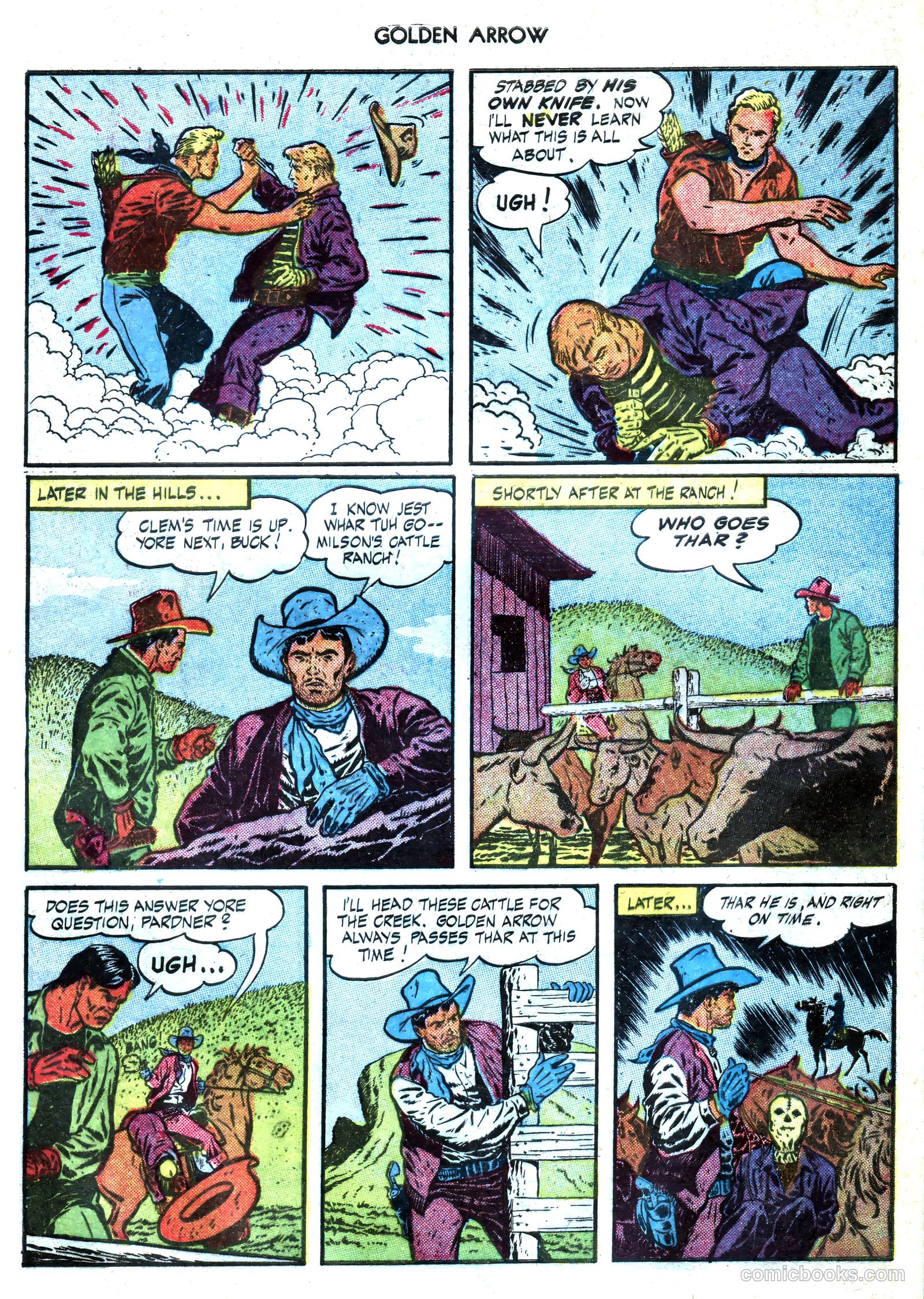 Golden Arrow #3 (1945) — page 28 of 36