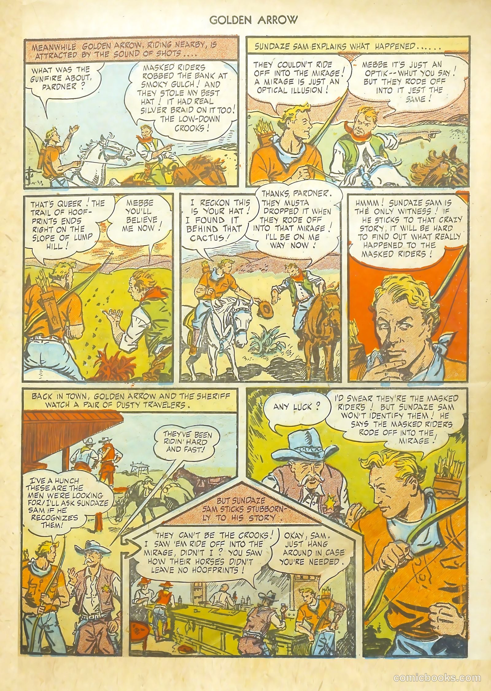 Golden Arrow #4 (1946) — page 19 of 32