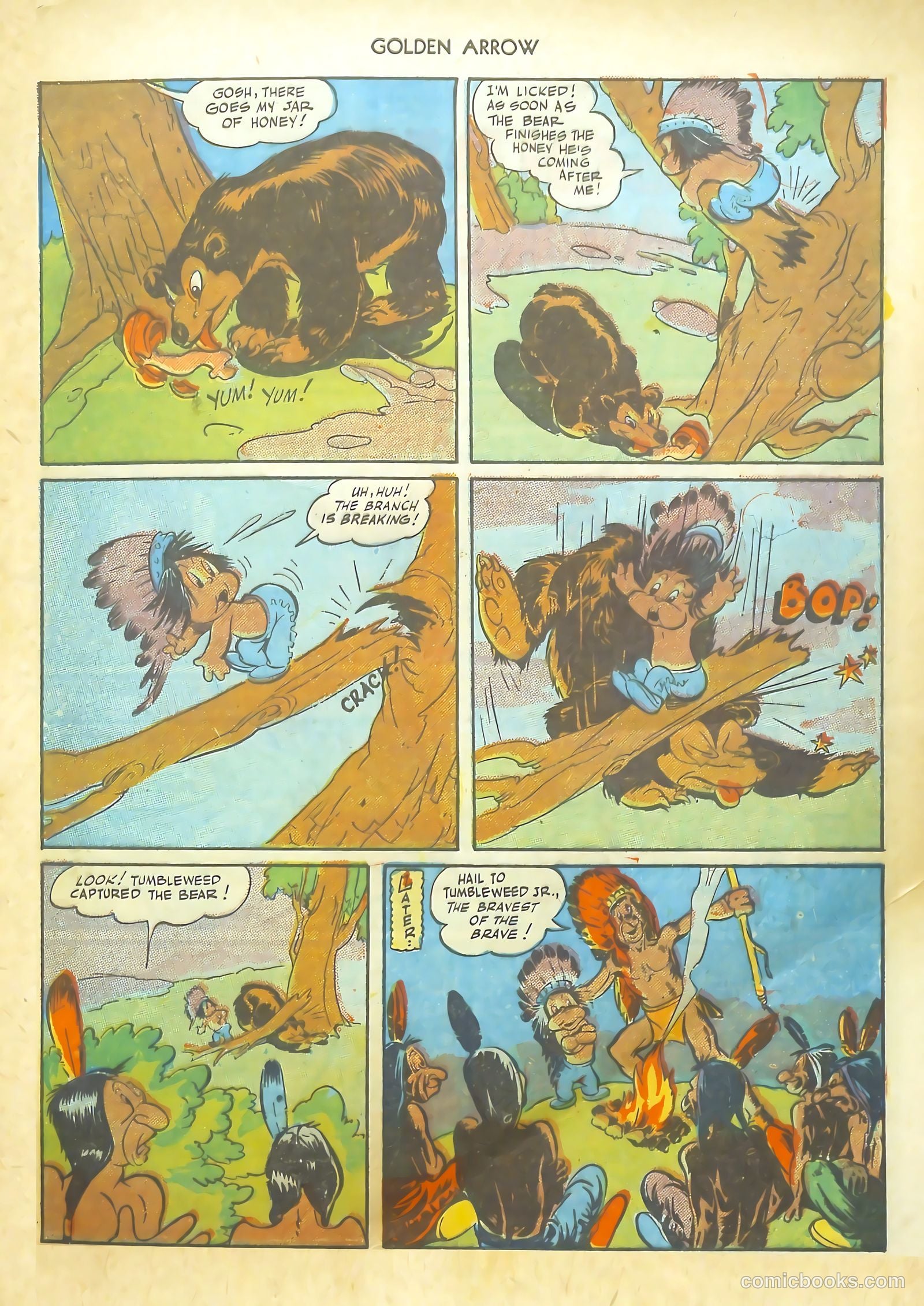 Golden Arrow #4 (1946) — page 25 of 32