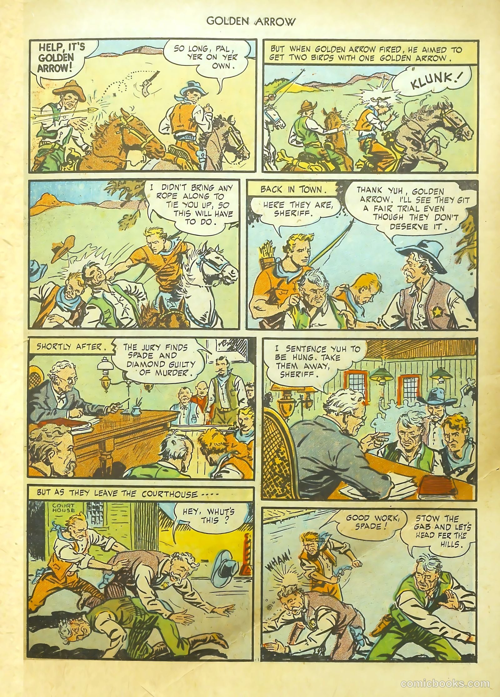 Golden Arrow #4 (1946) — page 27 of 32