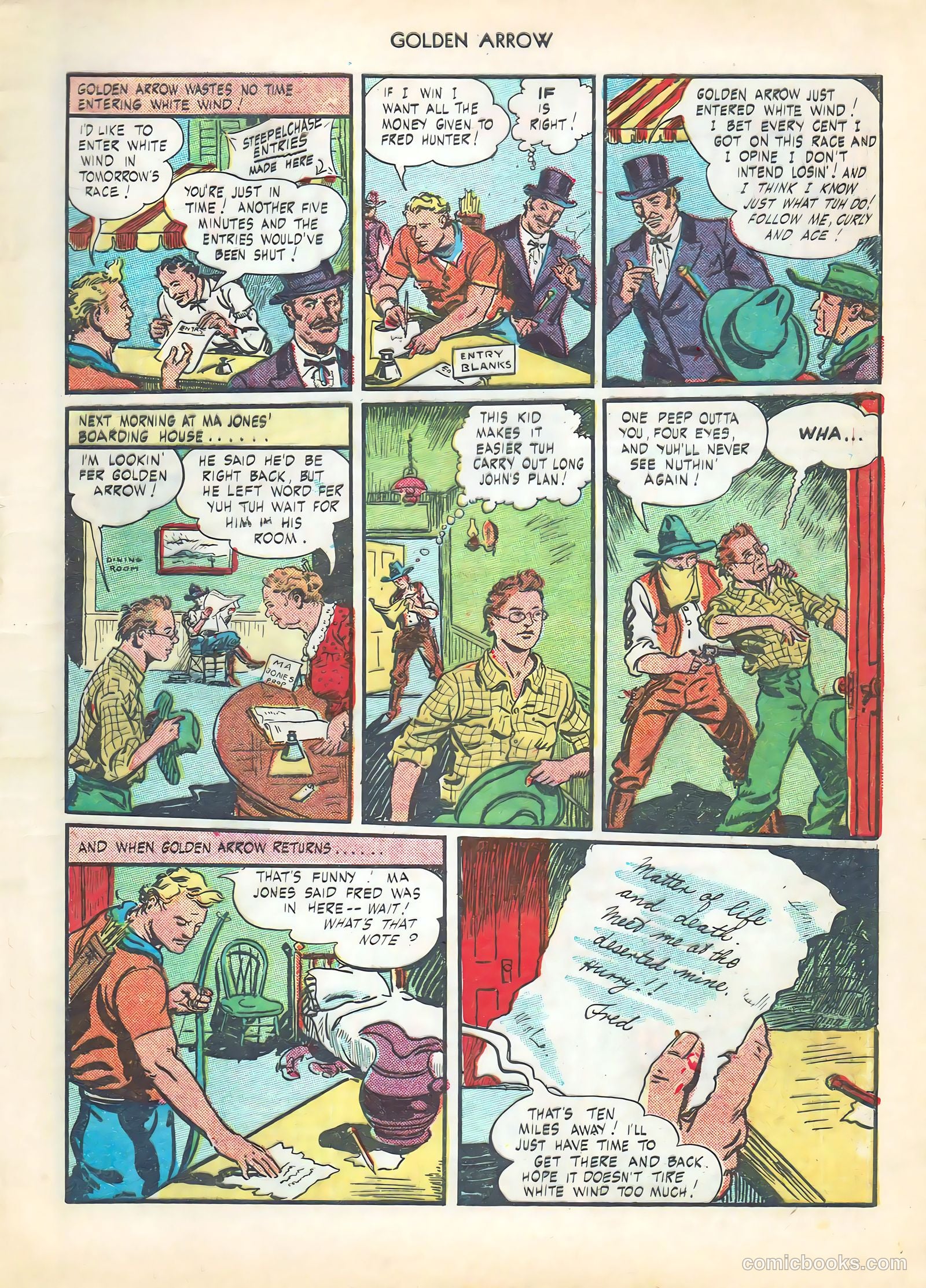 Golden Arrow #4 (1946) — page 5 of 37