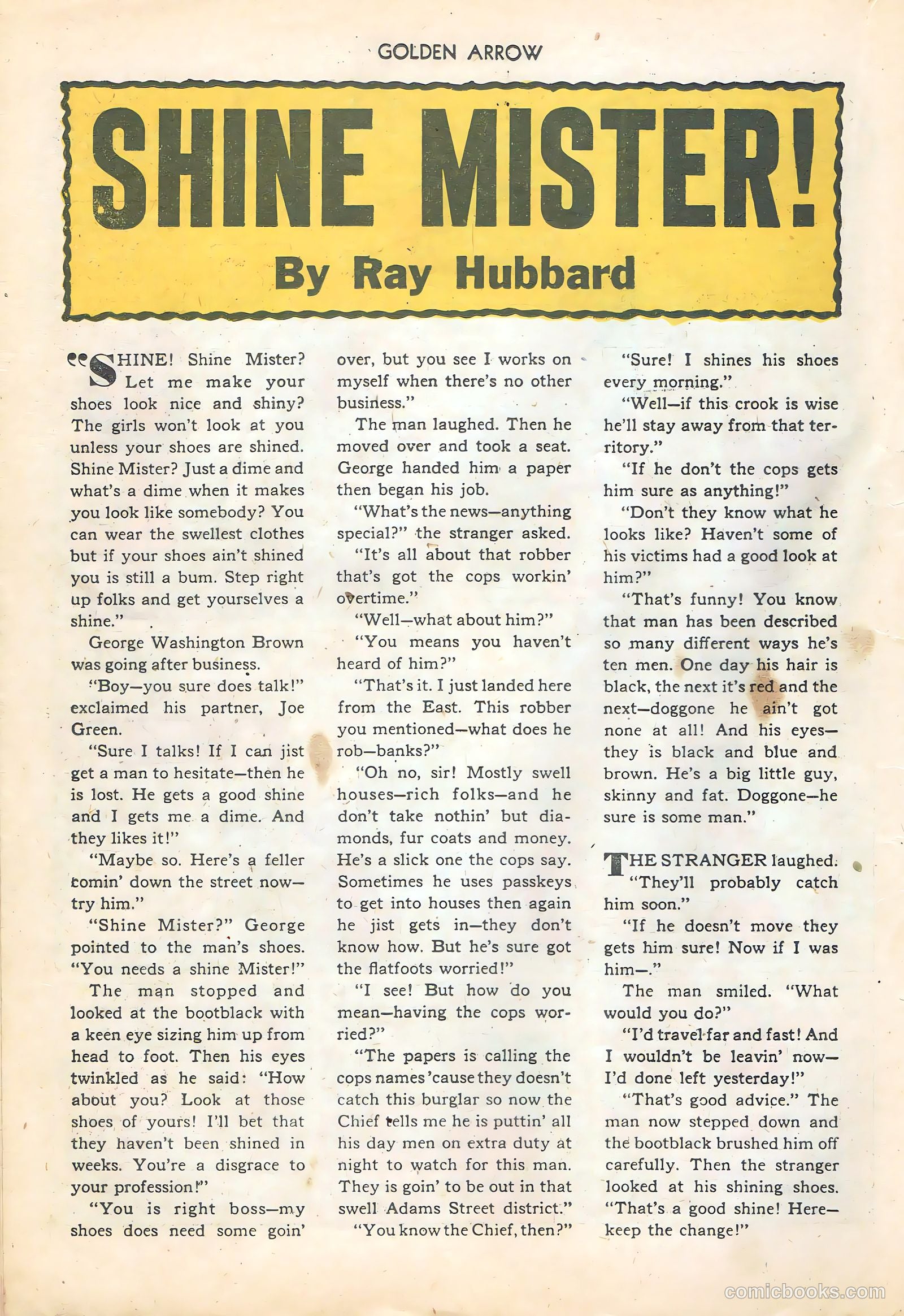 Golden Arrow #4 (1946) — page 18 of 37